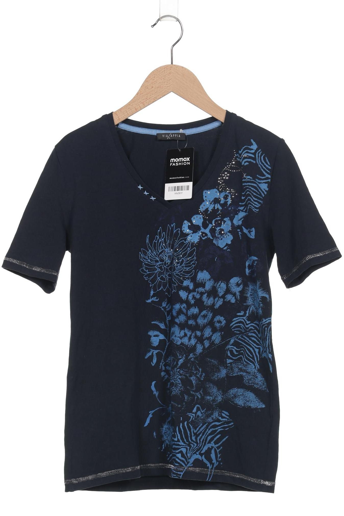 

VIA Appia DUE Damen T-Shirt, marineblau, Gr. 38