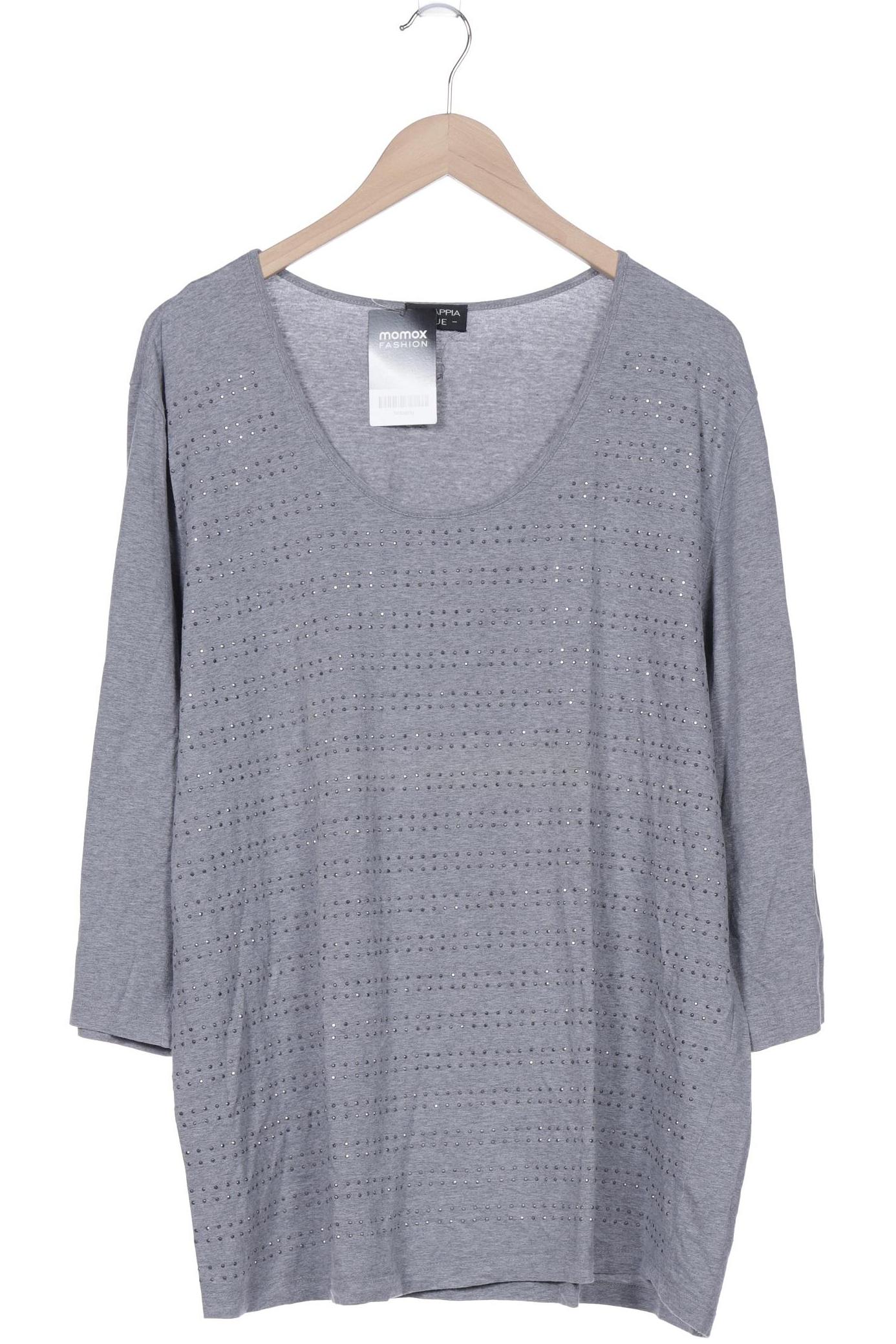 

VIA Appia DUE Damen Langarmshirt, grau, Gr. 50