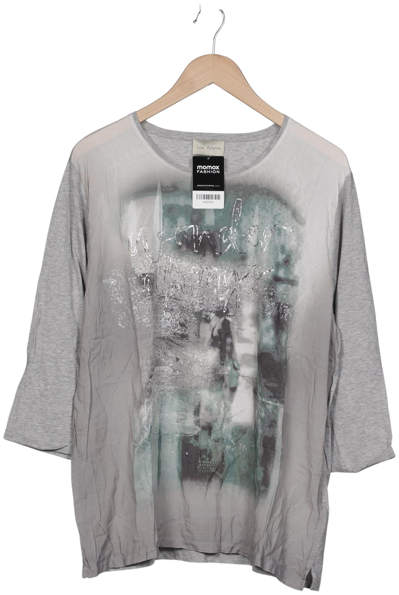 

VIA Appia DUE Damen Langarmshirt, grau, Gr. 46