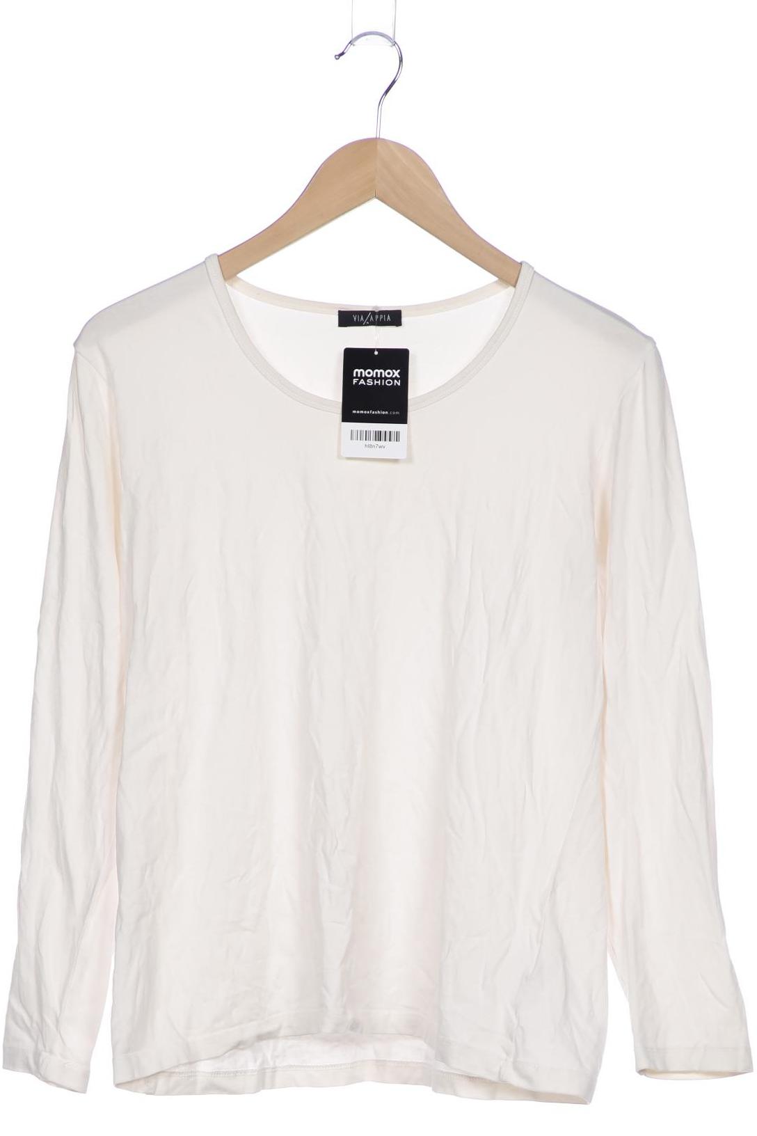 

VIA Appia DUE Damen Langarmshirt, cremeweiß, Gr. 44