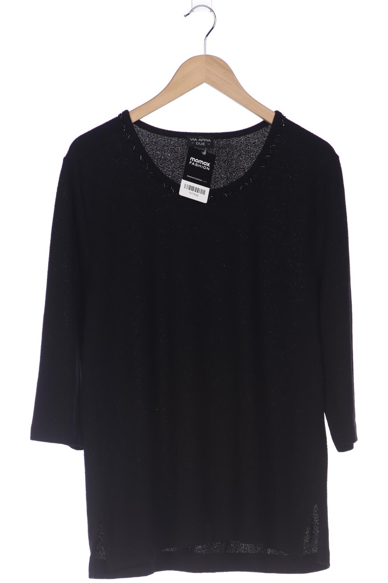 

VIA Appia DUE Damen Pullover, schwarz, Gr. 48