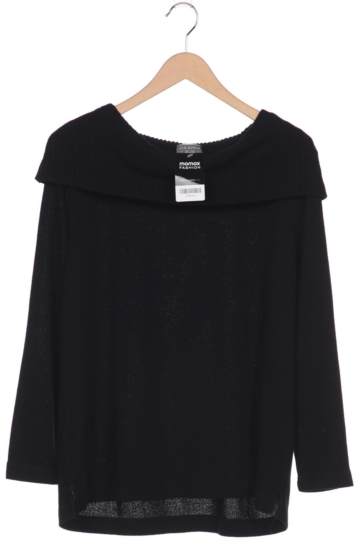 

VIA Appia DUE Damen Pullover, schwarz, Gr. 48