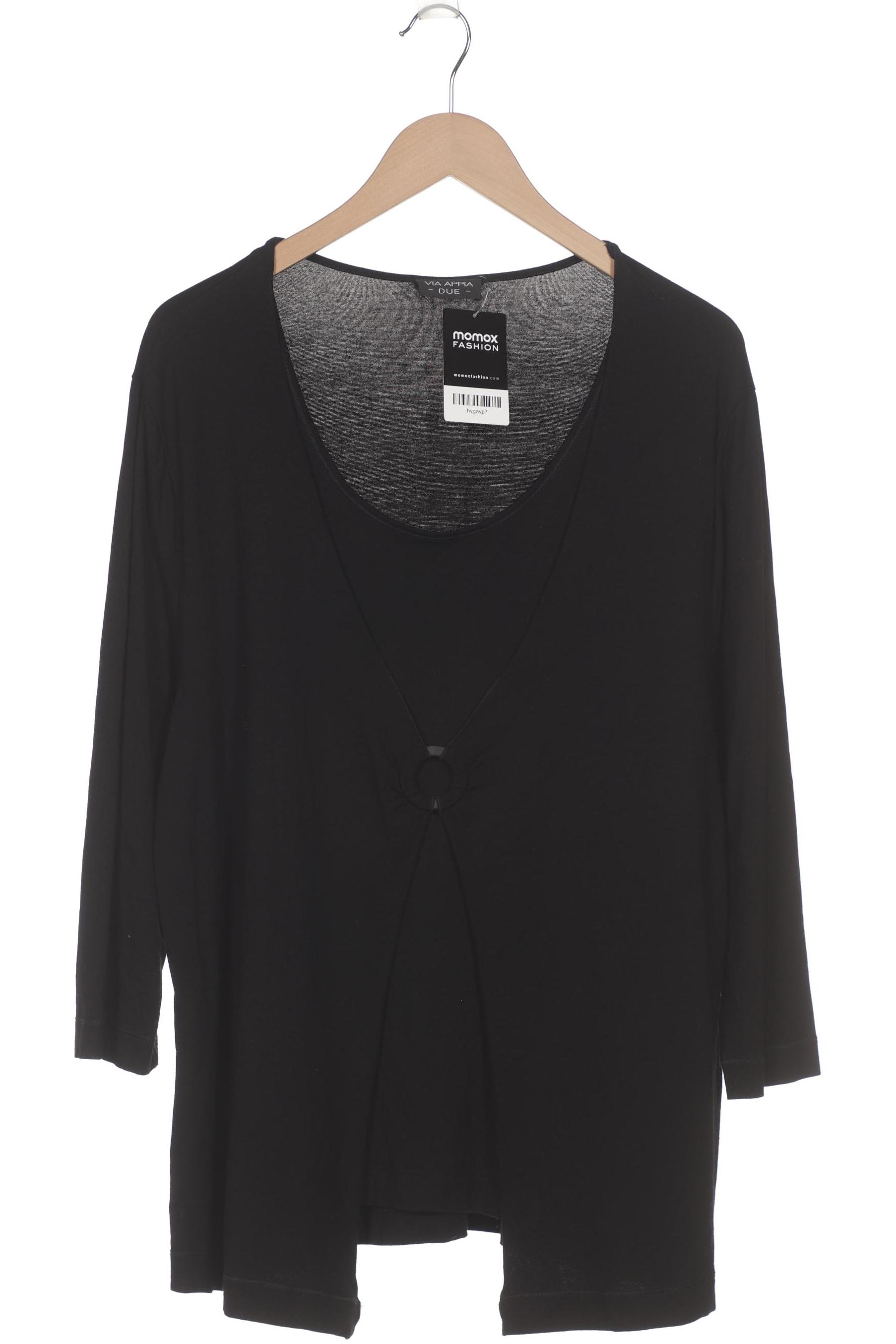 

VIA Appia DUE Damen Langarmshirt, schwarz, Gr. 44