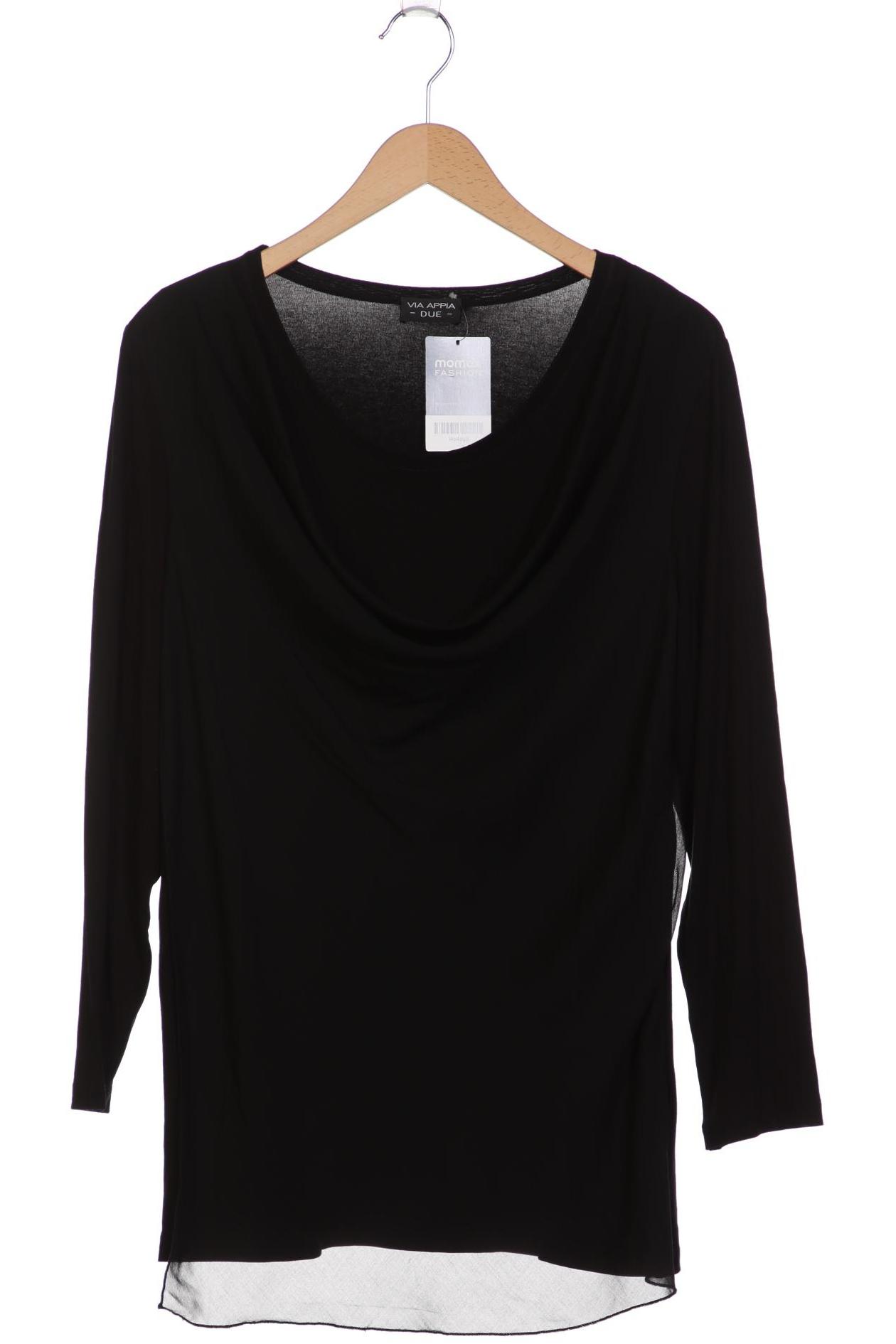 

VIA Appia DUE Damen Langarmshirt, schwarz, Gr. 44