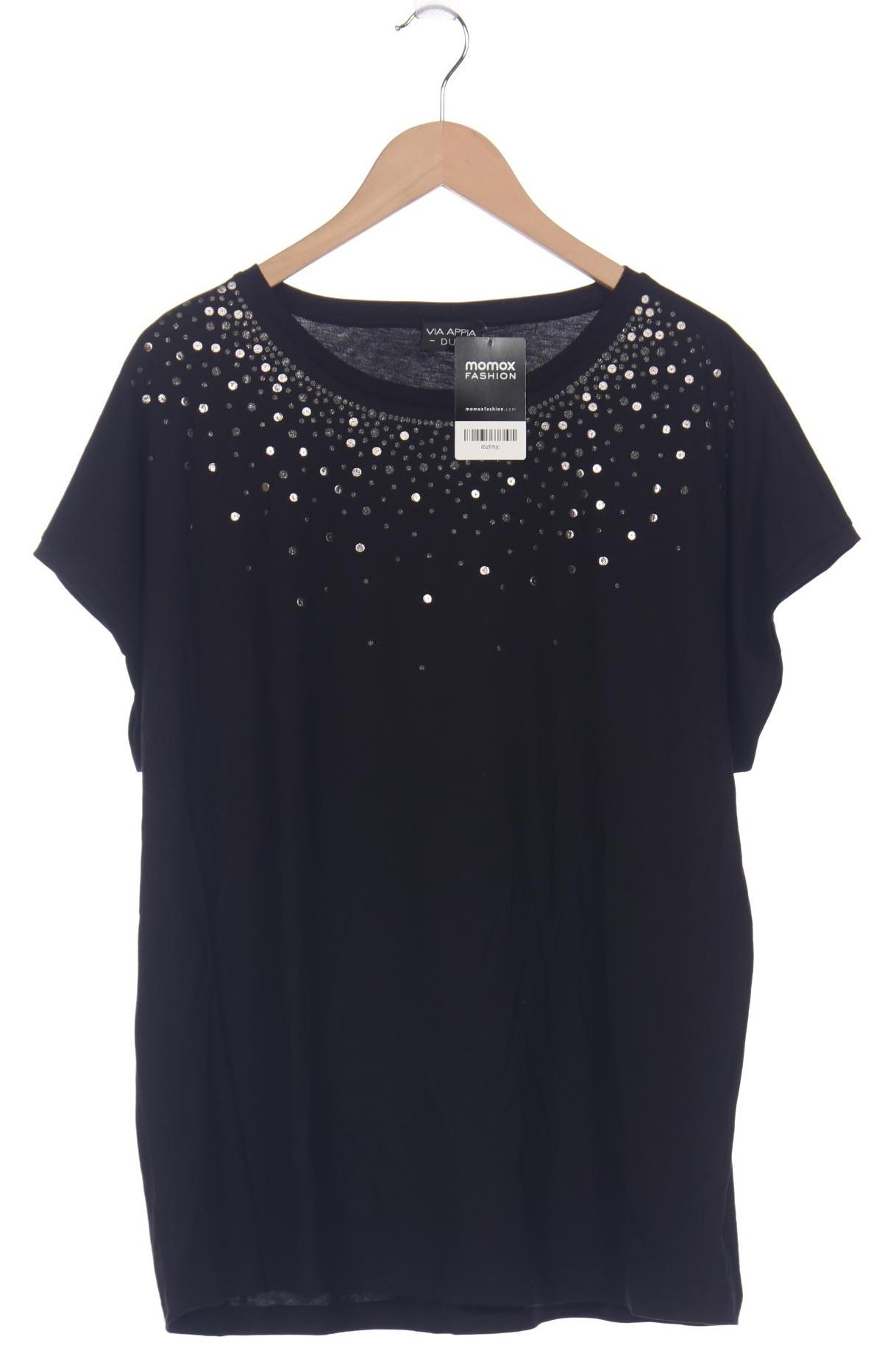 

VIA Appia DUE Damen T-Shirt, schwarz, Gr. 46