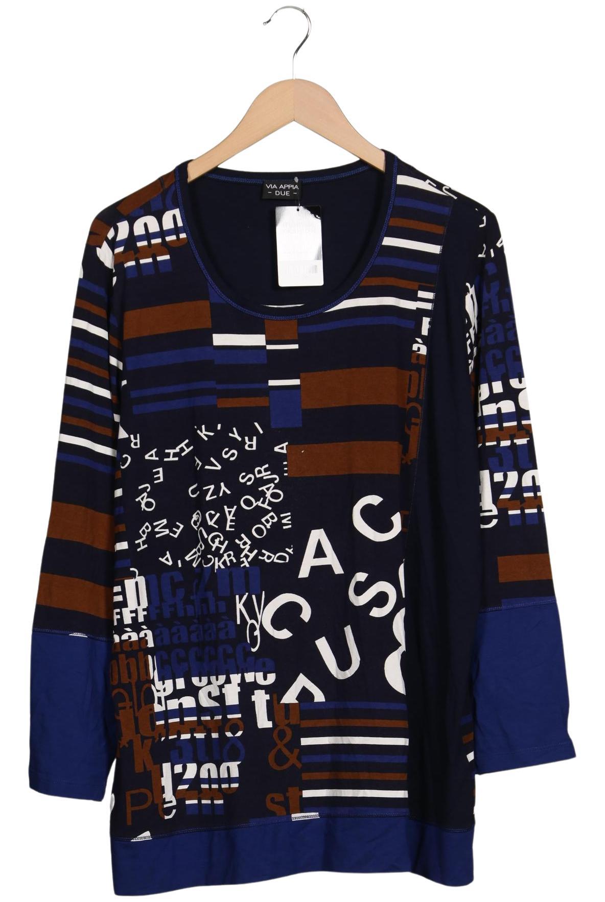 

VIA Appia DUE Damen Langarmshirt, marineblau, Gr. 50