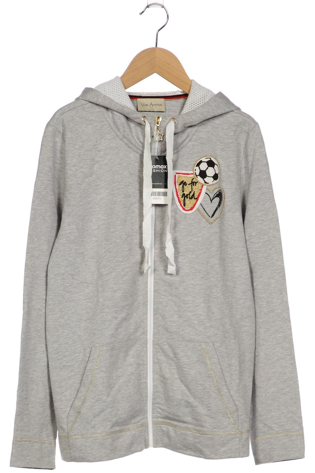 

VIA Appia DUE Damen Kapuzenpullover, grau, Gr. 40