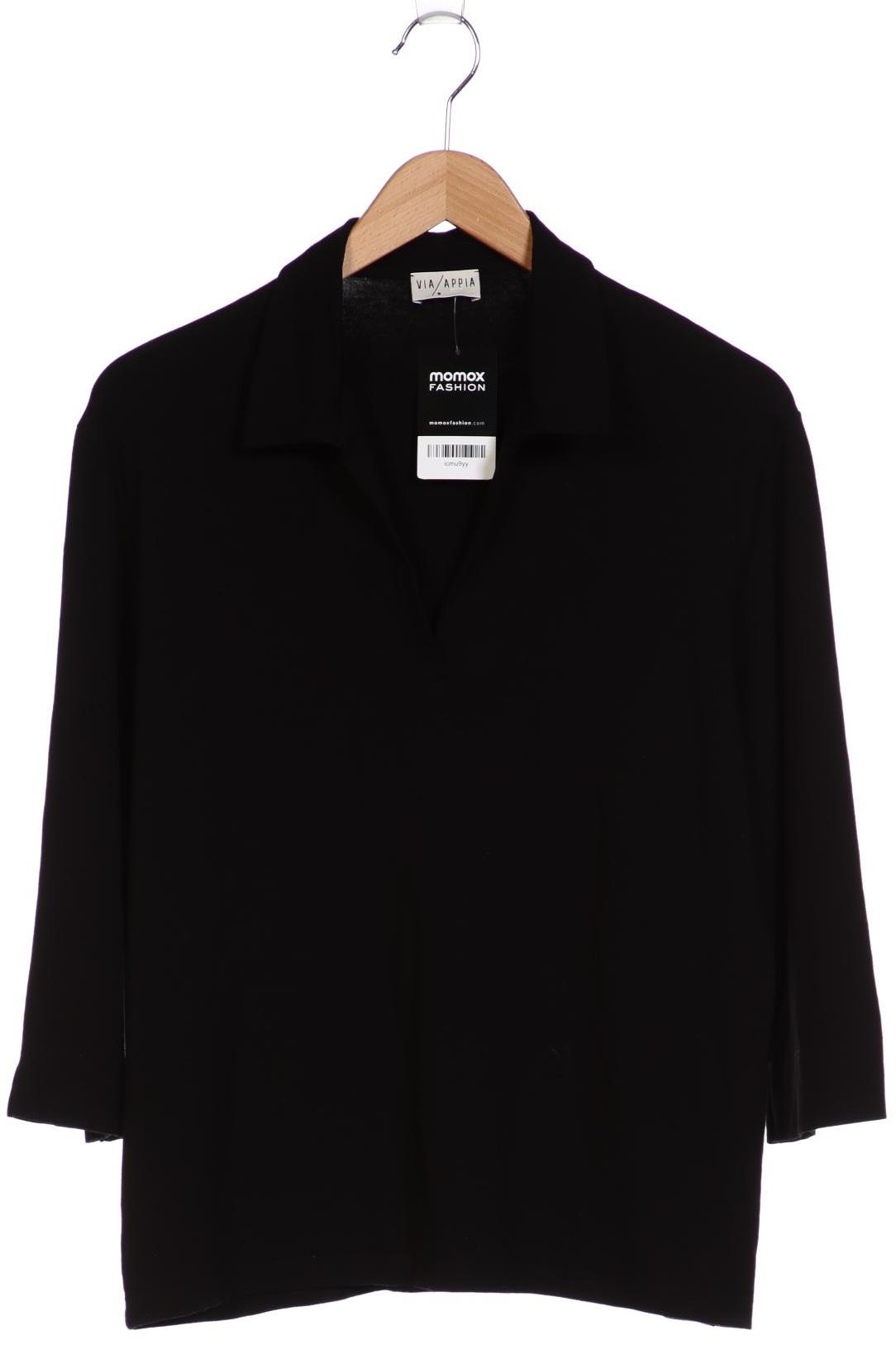 

VIA Appia DUE Damen Langarmshirt, schwarz, Gr. 44