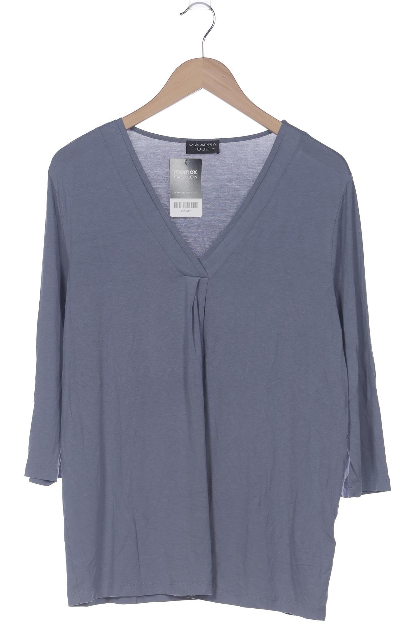 

VIA Appia DUE Damen Langarmshirt, hellblau, Gr. 42