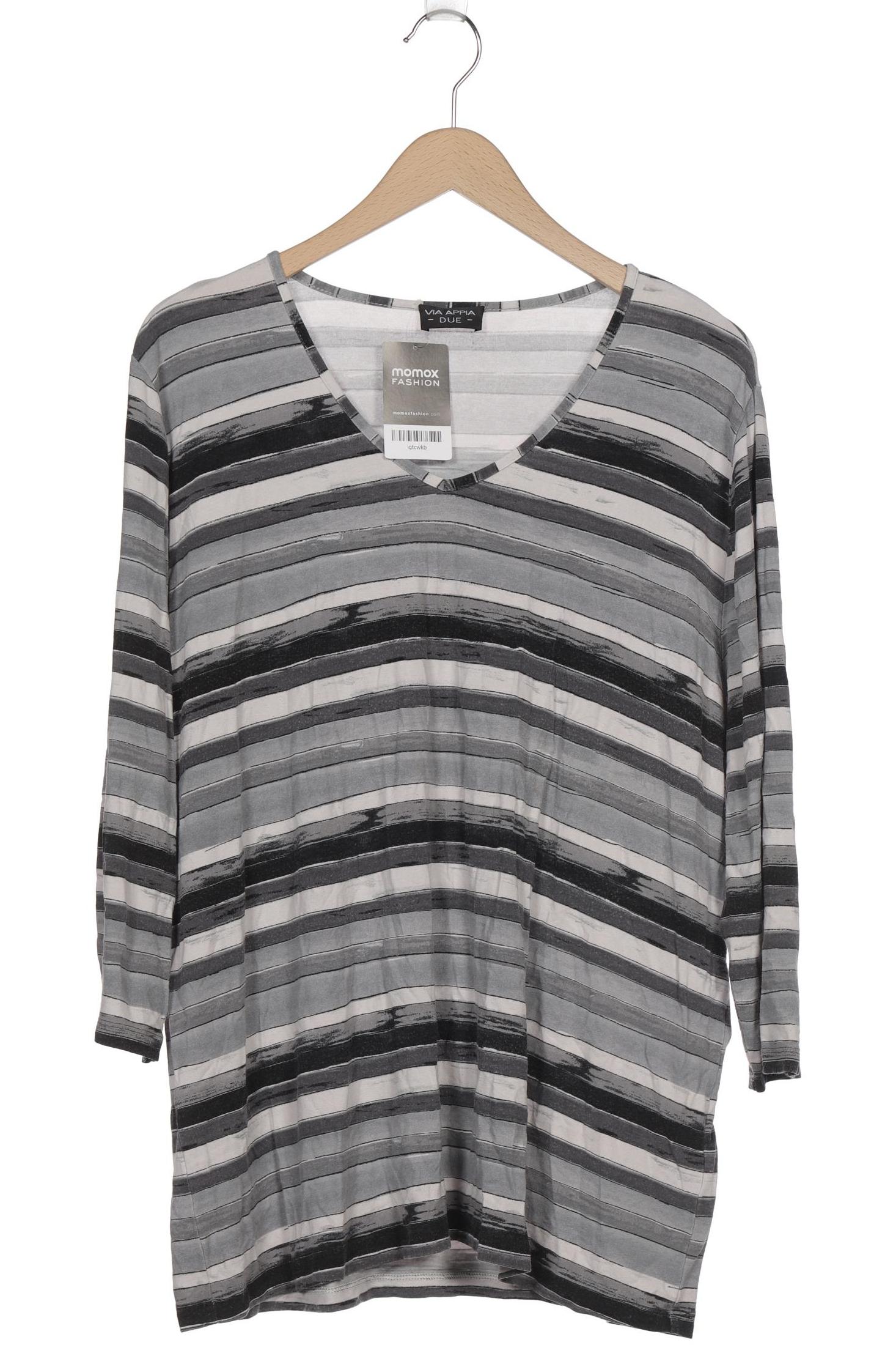 

VIA Appia DUE Damen Langarmshirt, grau, Gr. 50