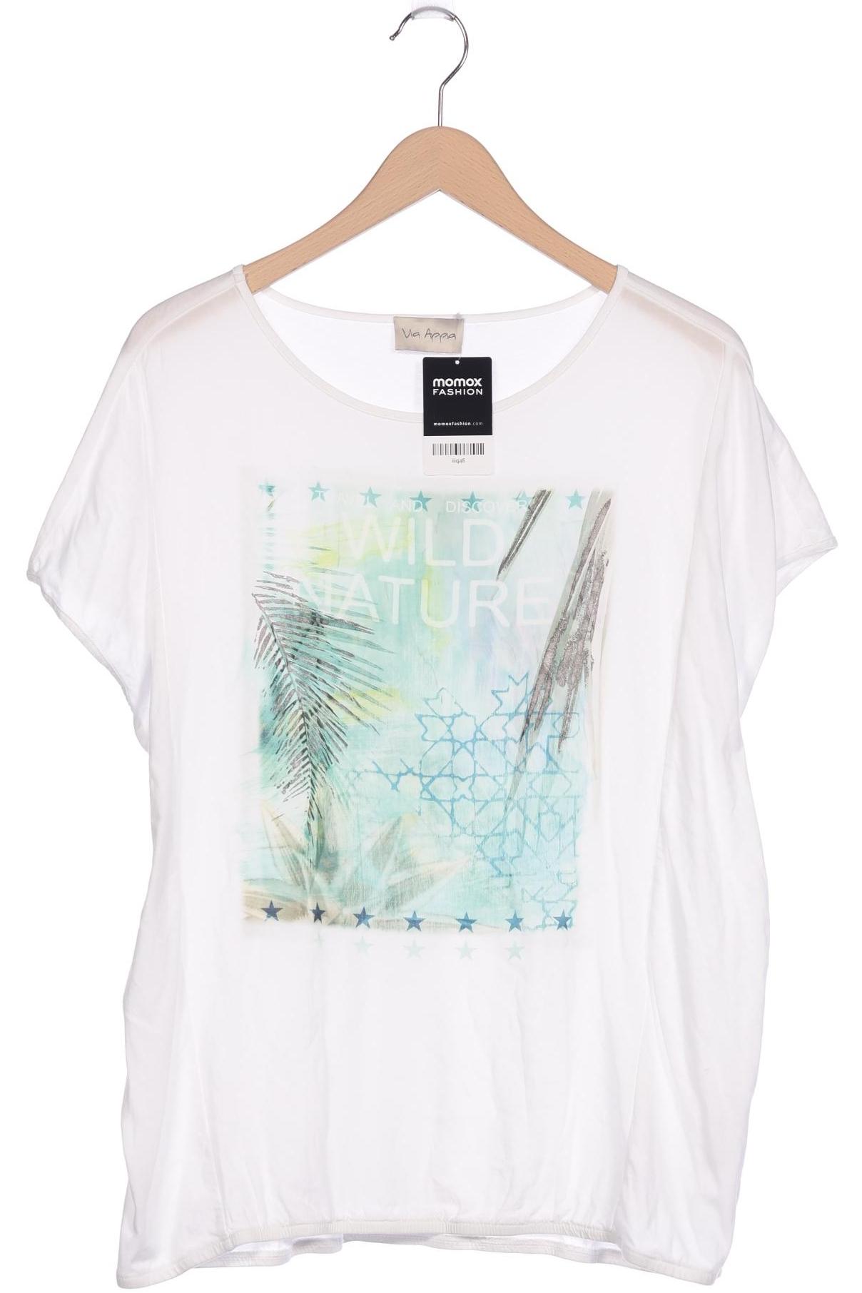 

VIA Appia DUE Damen T-Shirt, weiß, Gr. 48