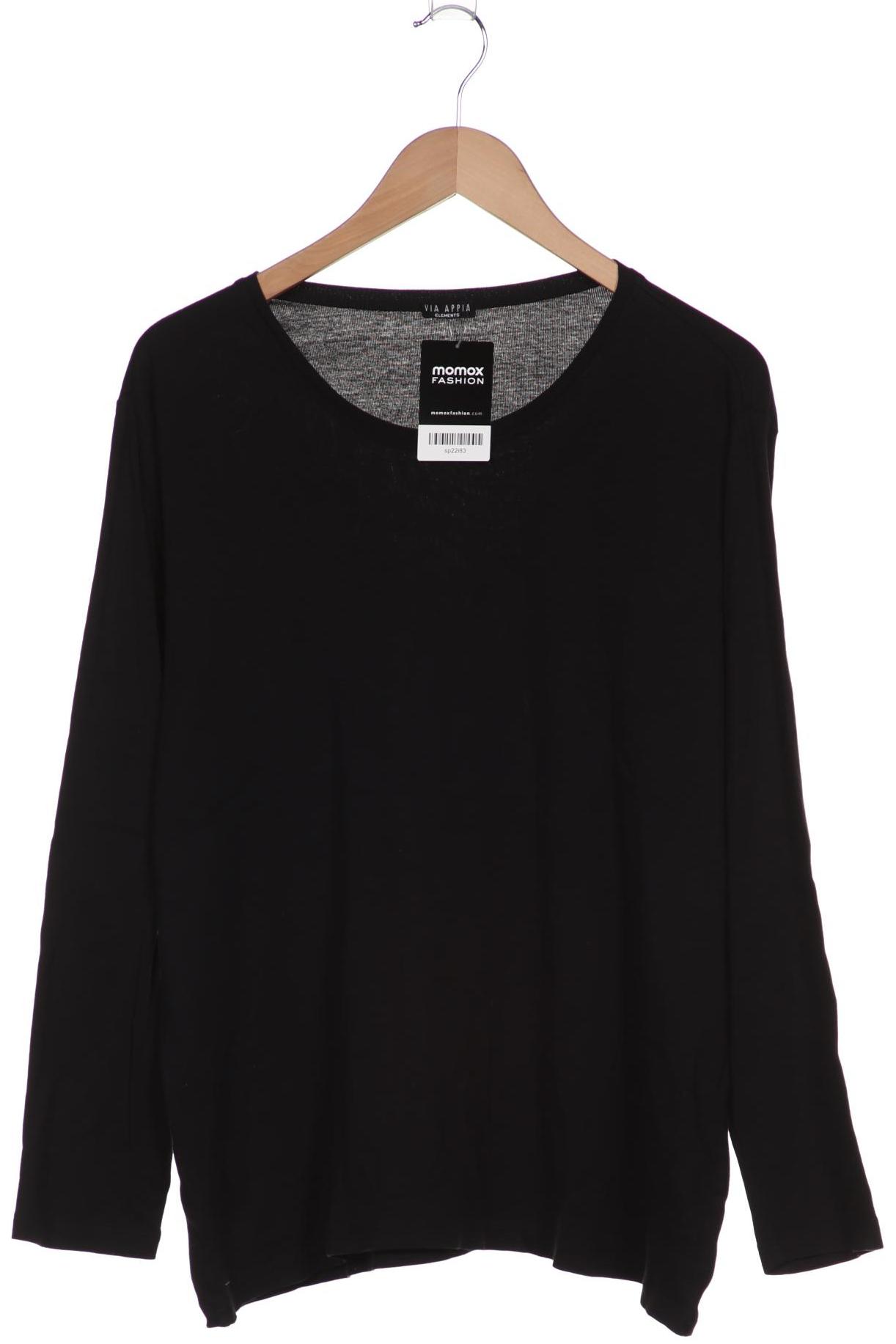 

VIA Appia DUE Damen Langarmshirt, schwarz, Gr. 48