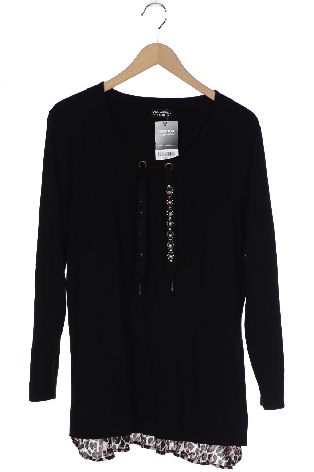 

VIA Appia DUE Damen Sweatshirt, schwarz, Gr. 46
