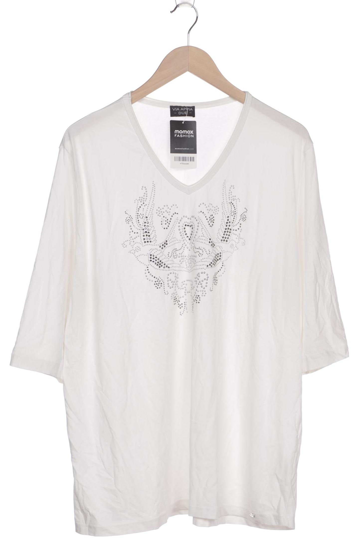 

VIA Appia DUE Damen Langarmshirt, cremeweiß, Gr. 52