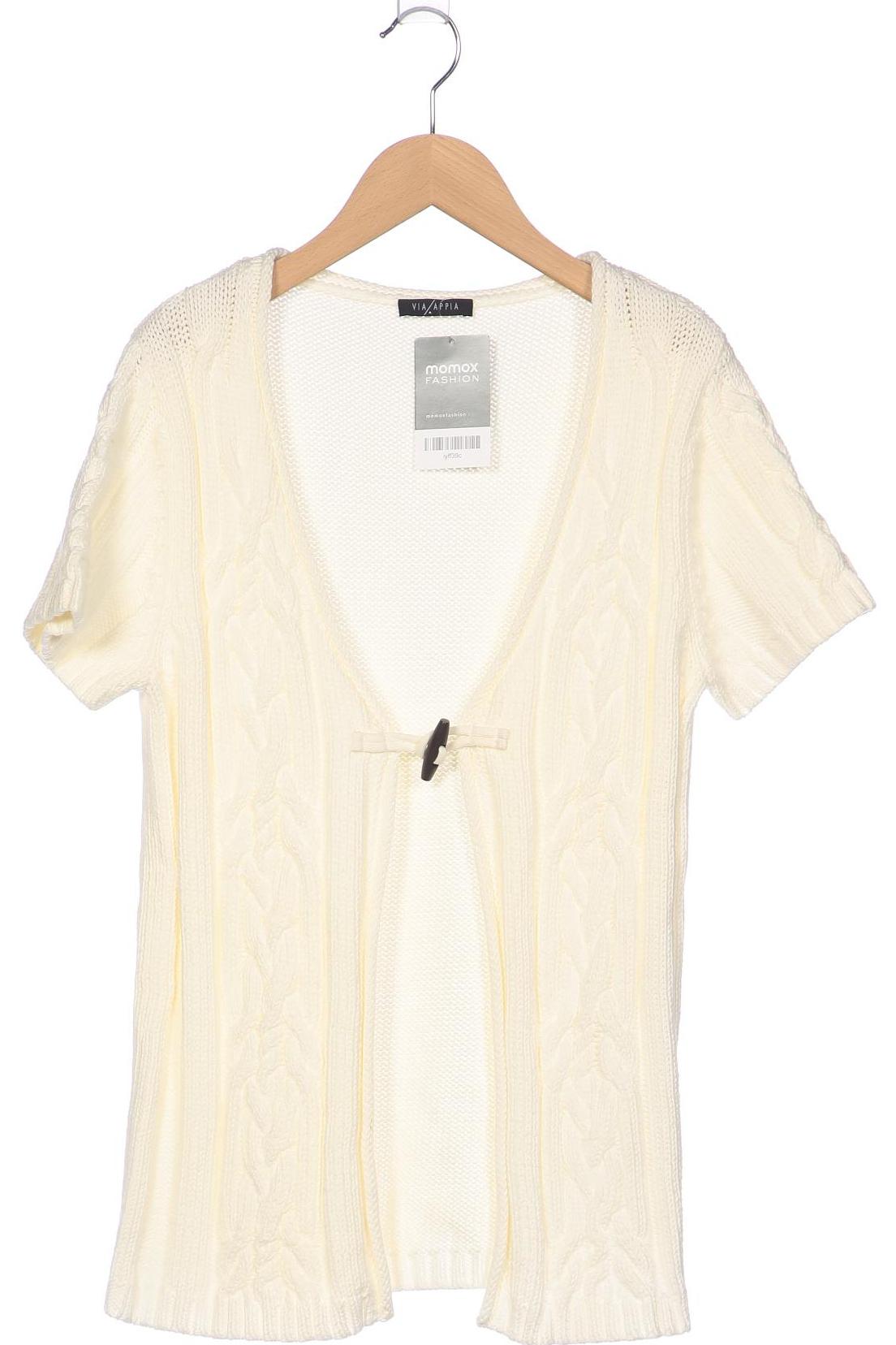 

VIA Appia DUE Damen Strickjacke, weiß, Gr. 38