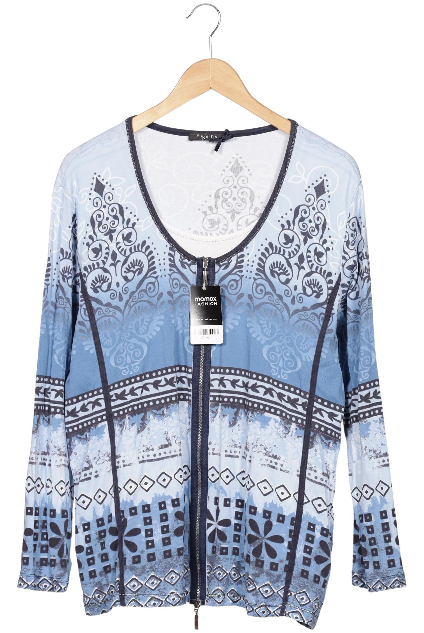 

VIA Appia DUE Damen Strickjacke, hellblau, Gr. 48