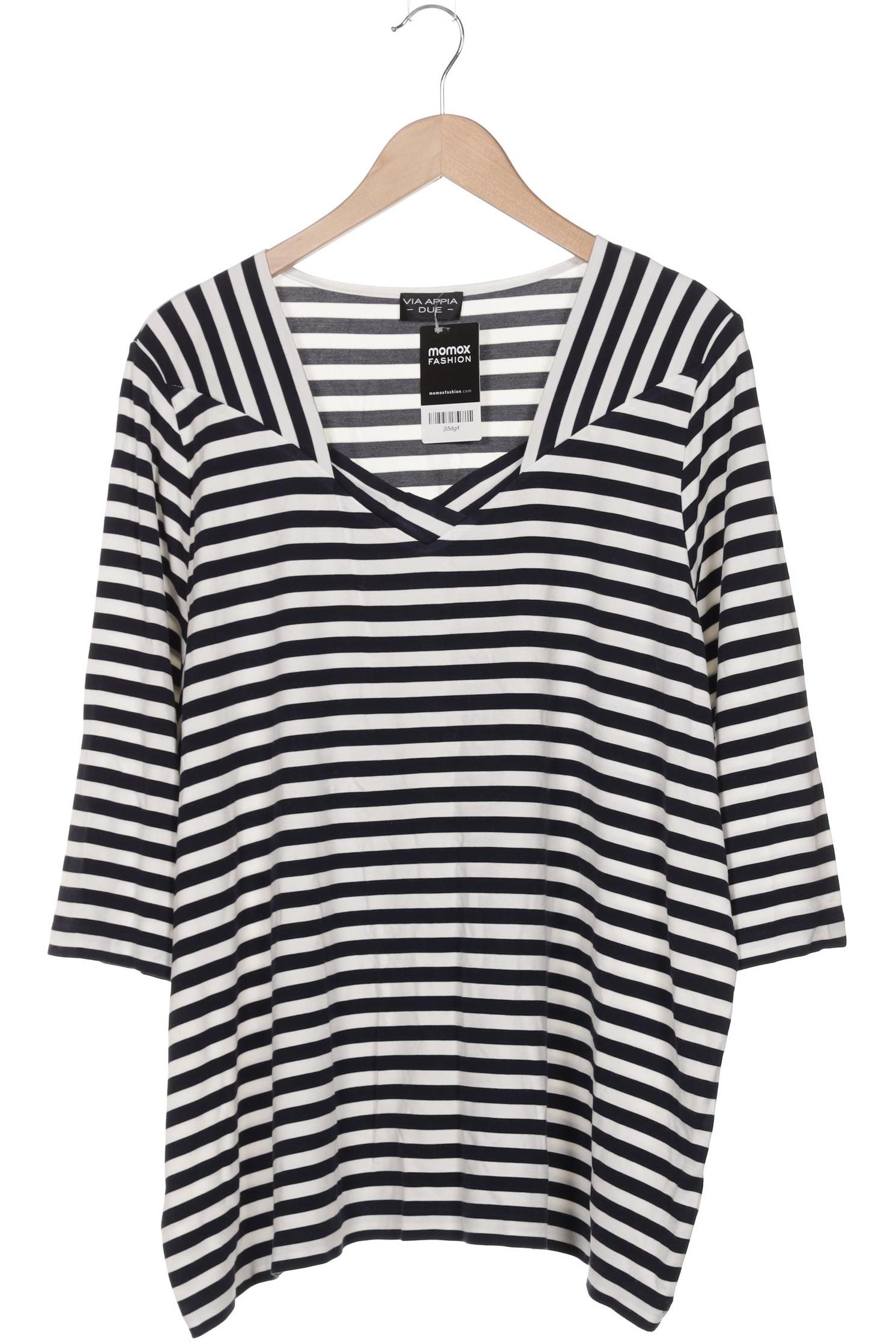 

VIA Appia DUE Damen Langarmshirt, weiß, Gr. 52