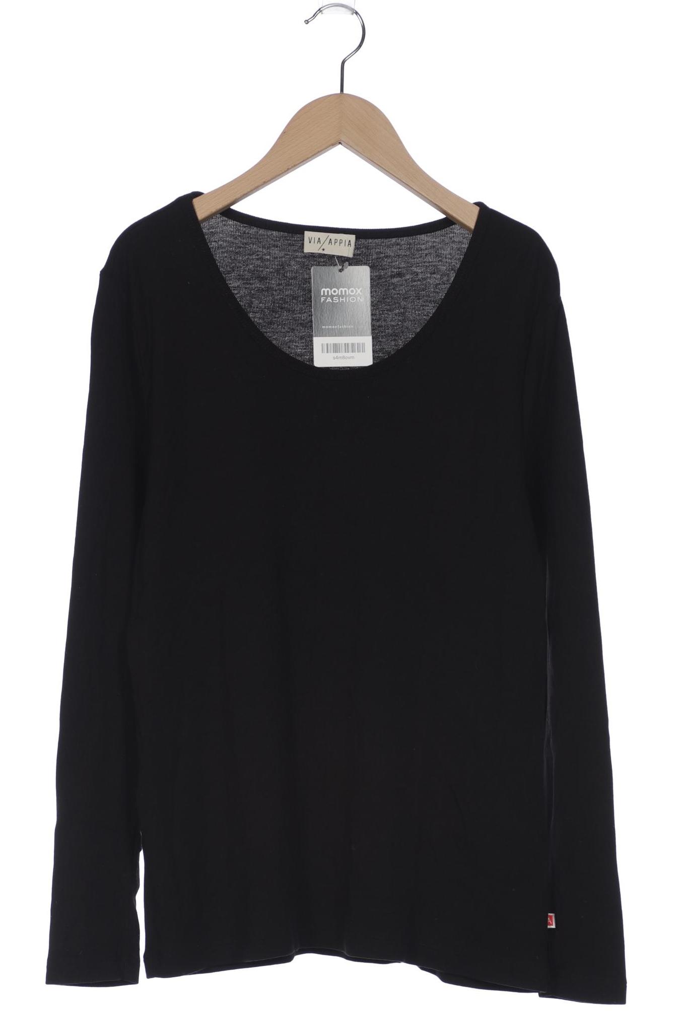 

VIA Appia DUE Damen Langarmshirt, schwarz, Gr. 44