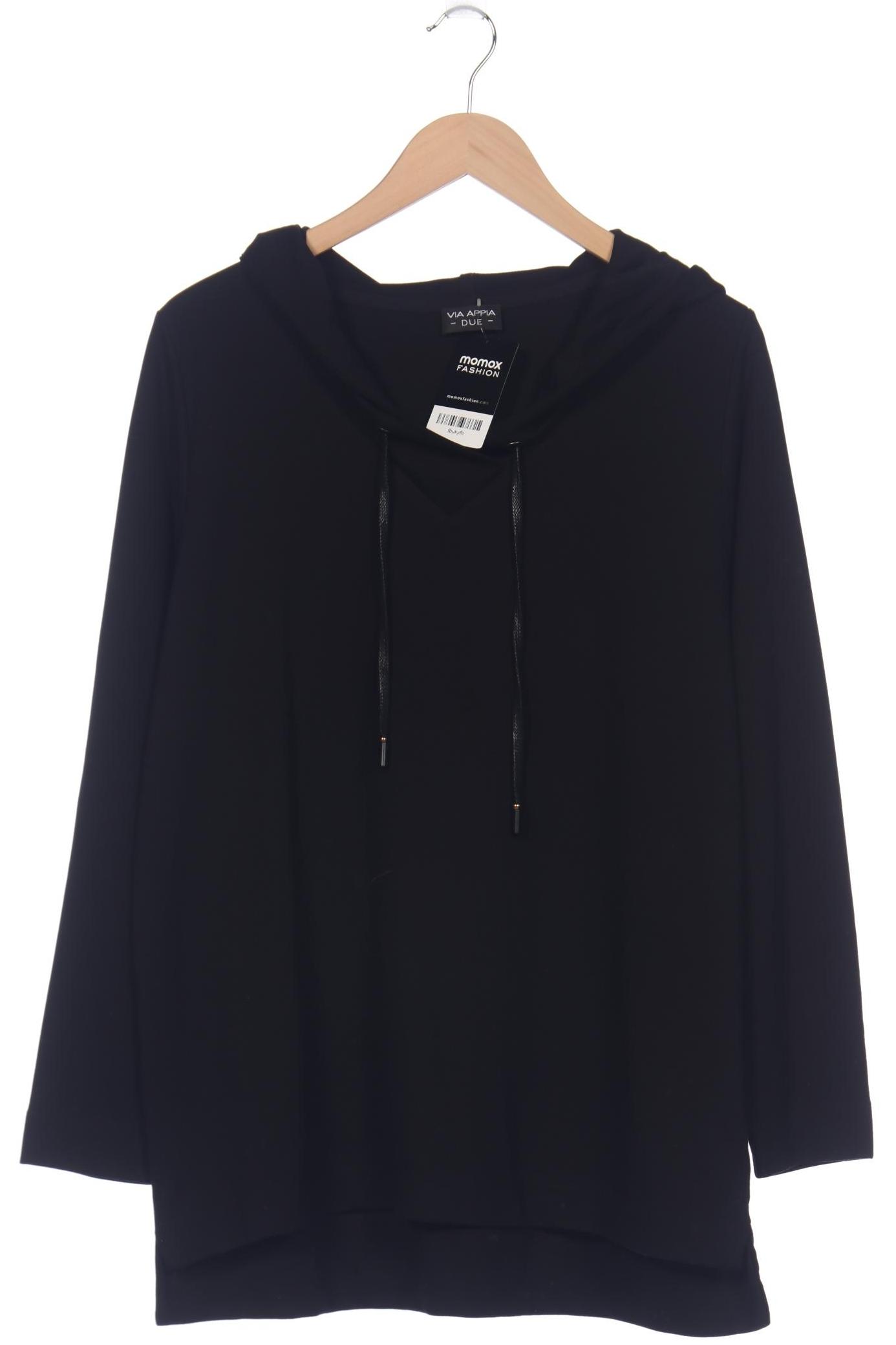 

VIA Appia DUE Damen Kapuzenpullover, schwarz, Gr. 44