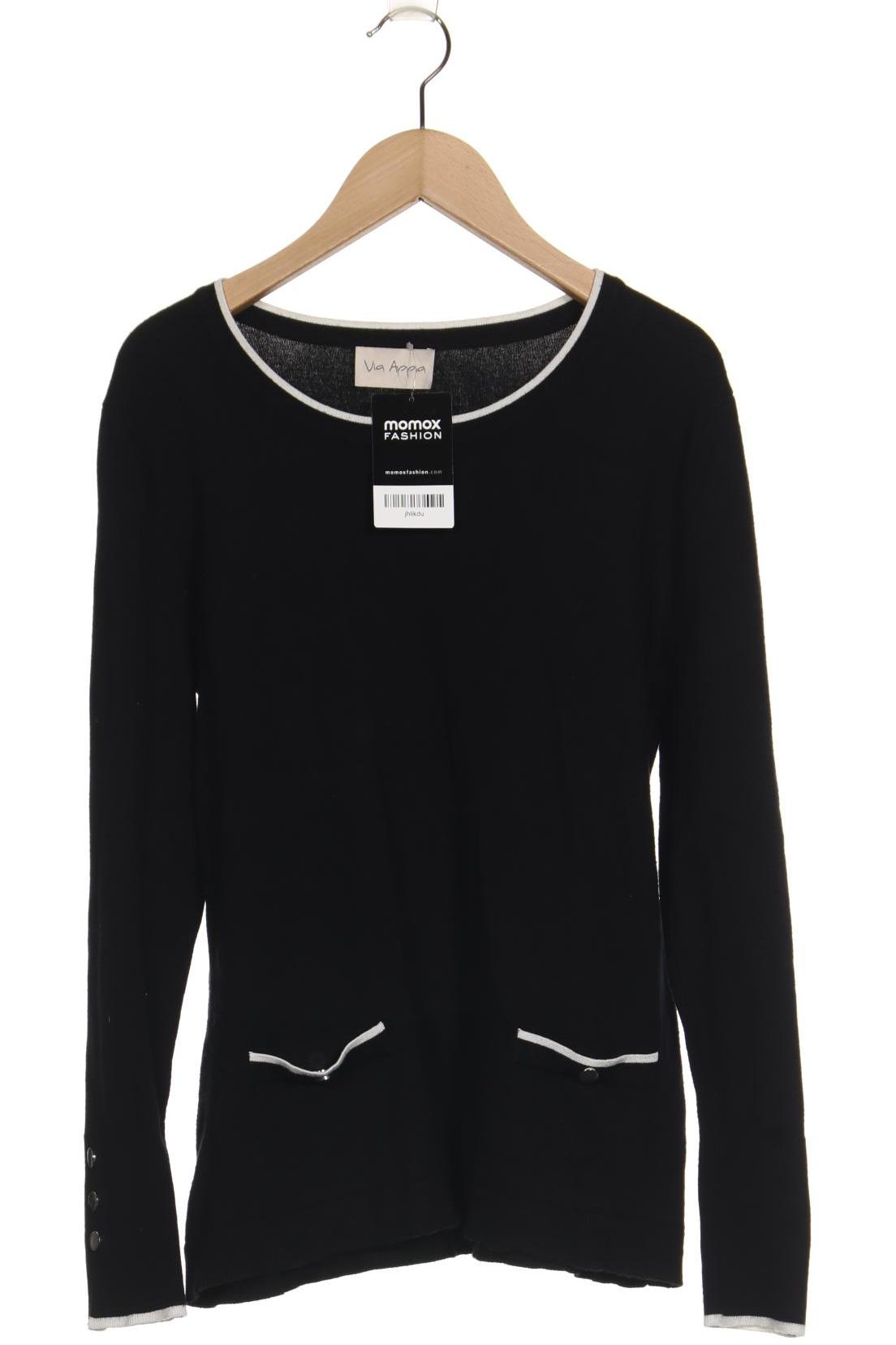 

VIA Appia DUE Damen Pullover, schwarz, Gr. 38