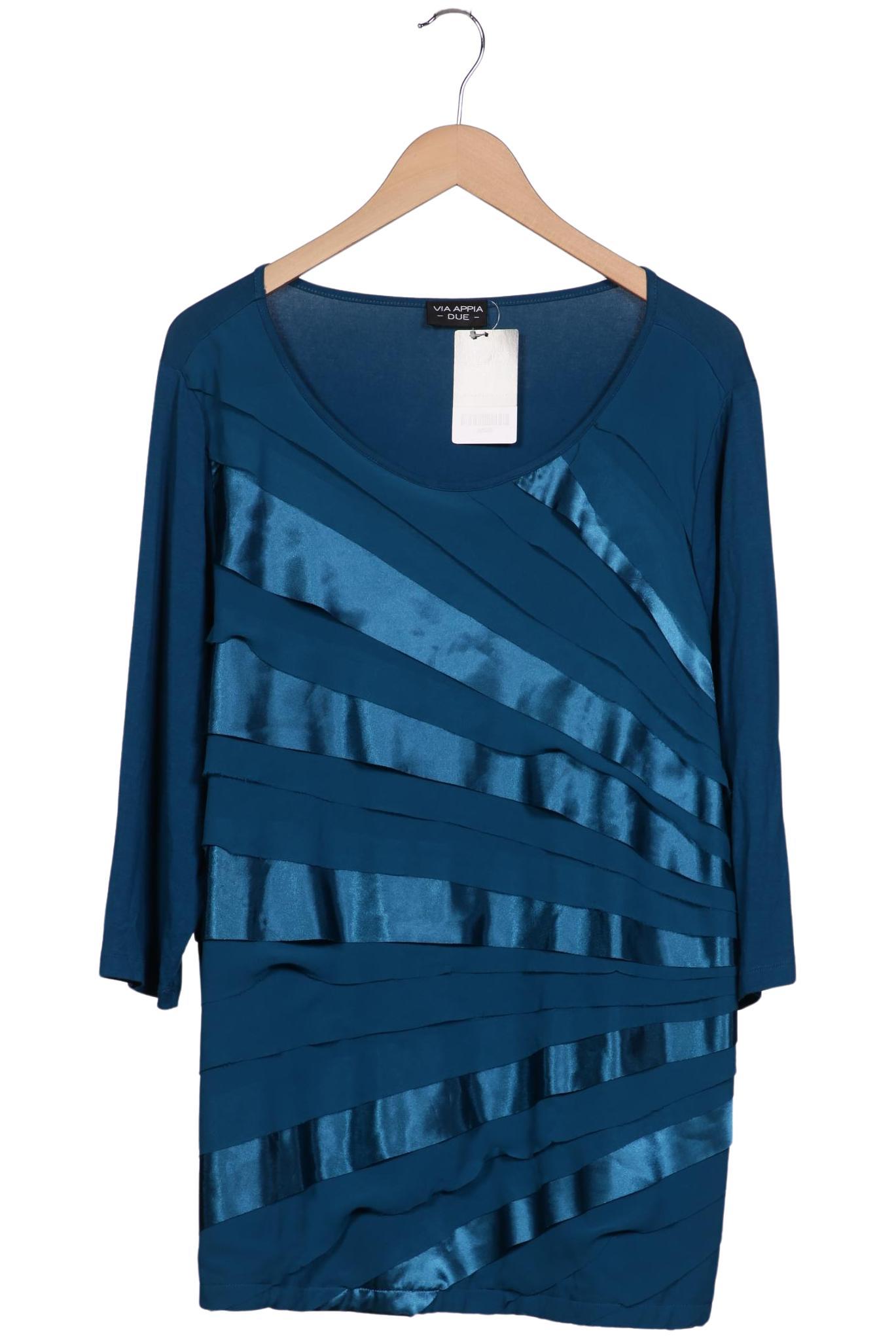 

VIA Appia DUE Damen Langarmshirt, blau, Gr. 48