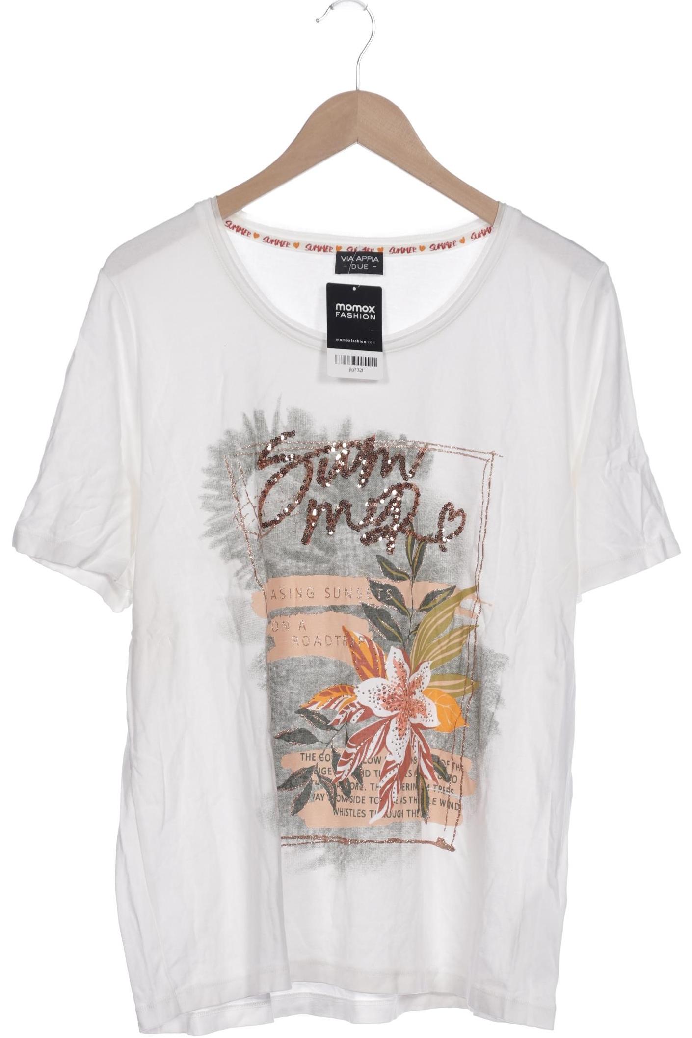 

VIA Appia DUE Damen T-Shirt, weiß, Gr. 48