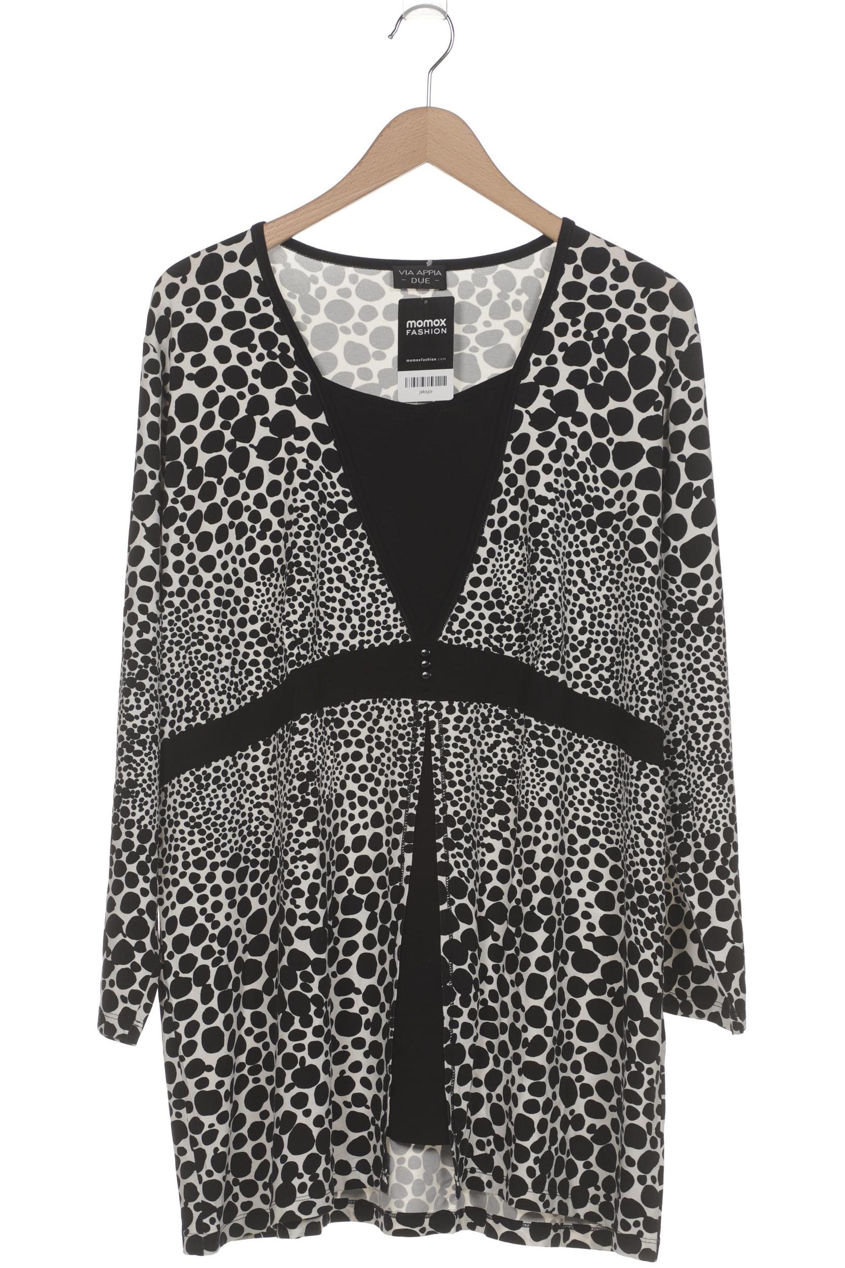 

VIA Appia DUE Damen Langarmshirt, schwarz, Gr. 52