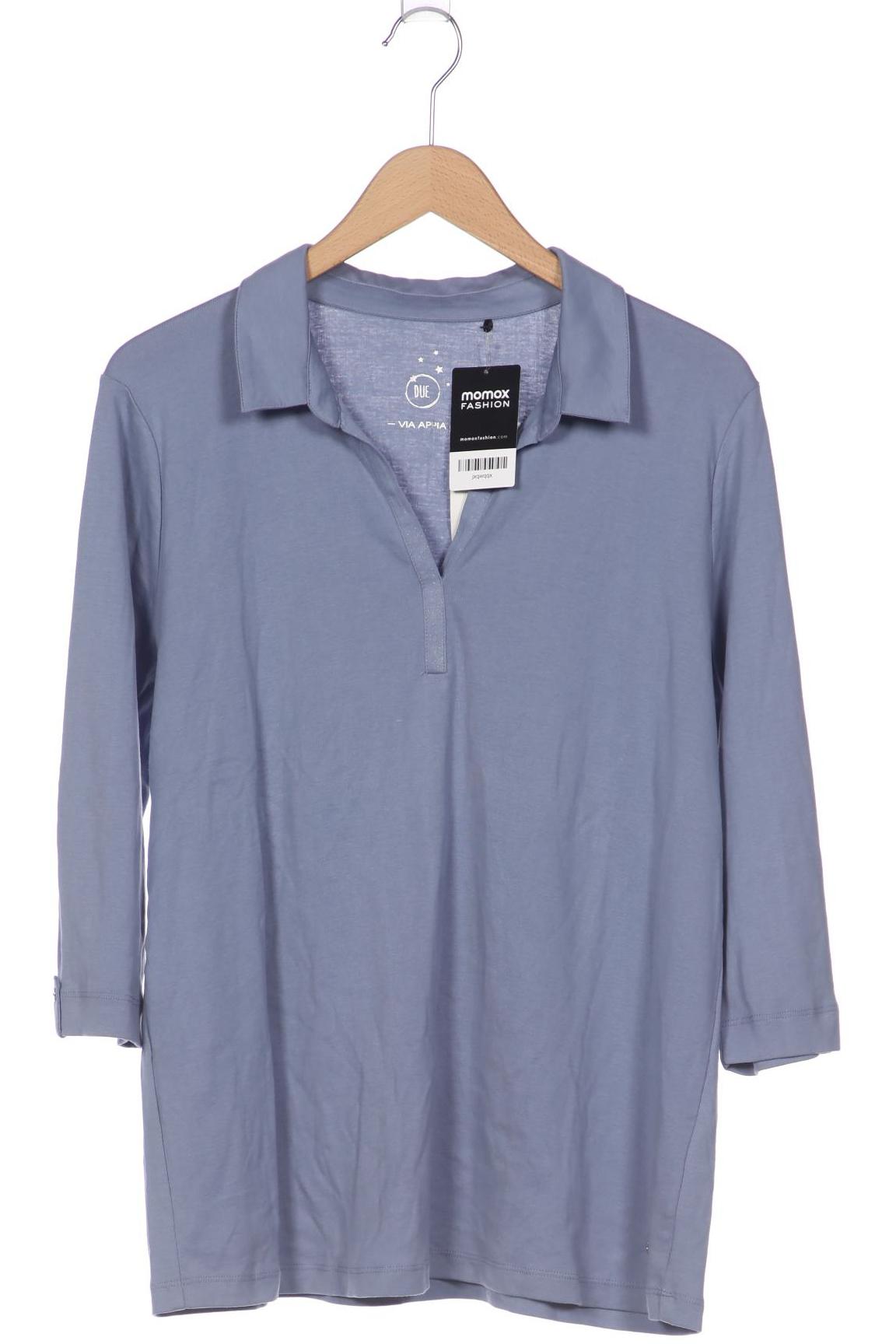 

VIA Appia DUE Damen Langarmshirt, blau, Gr. 48