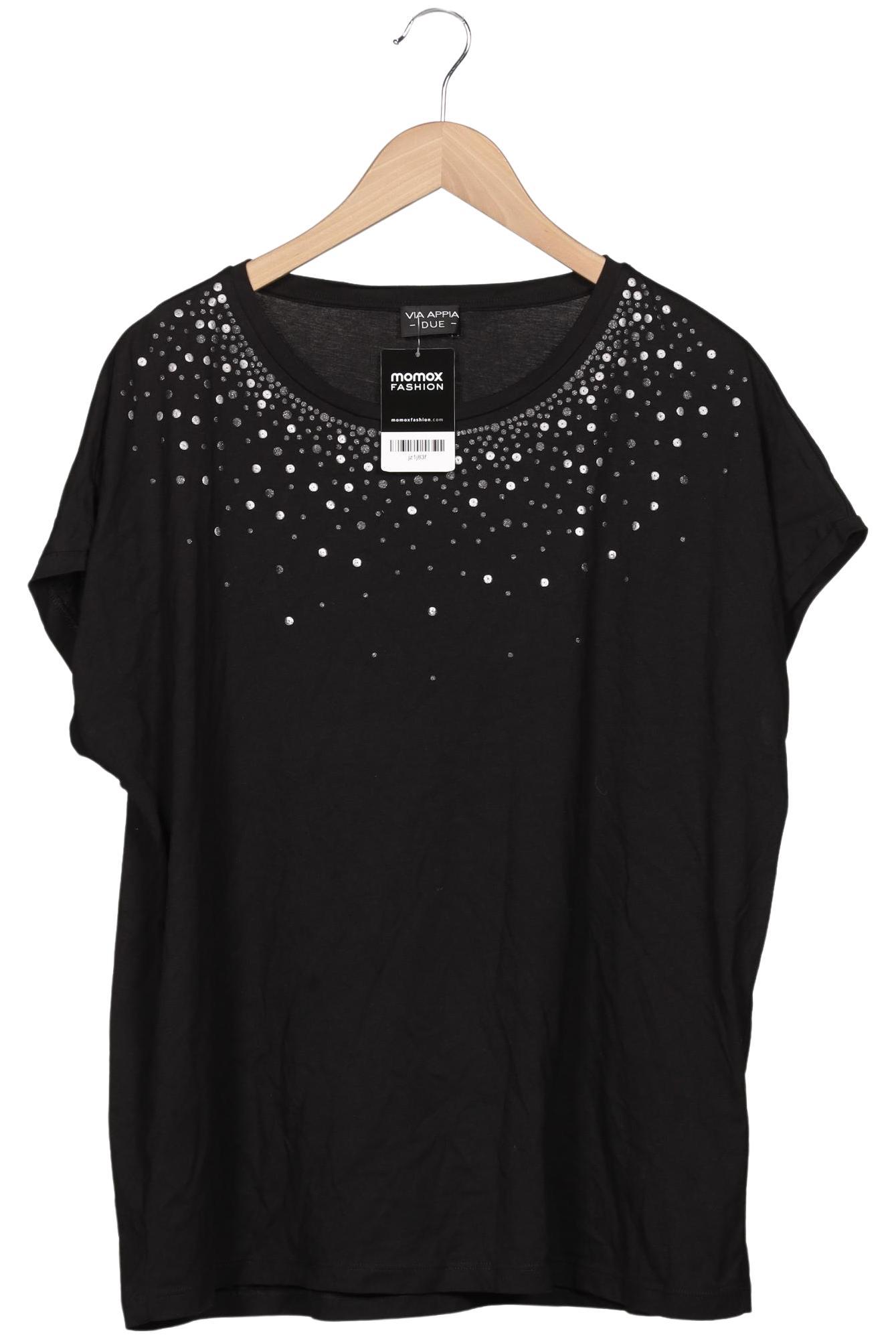 

VIA Appia DUE Damen T-Shirt, schwarz, Gr. 46