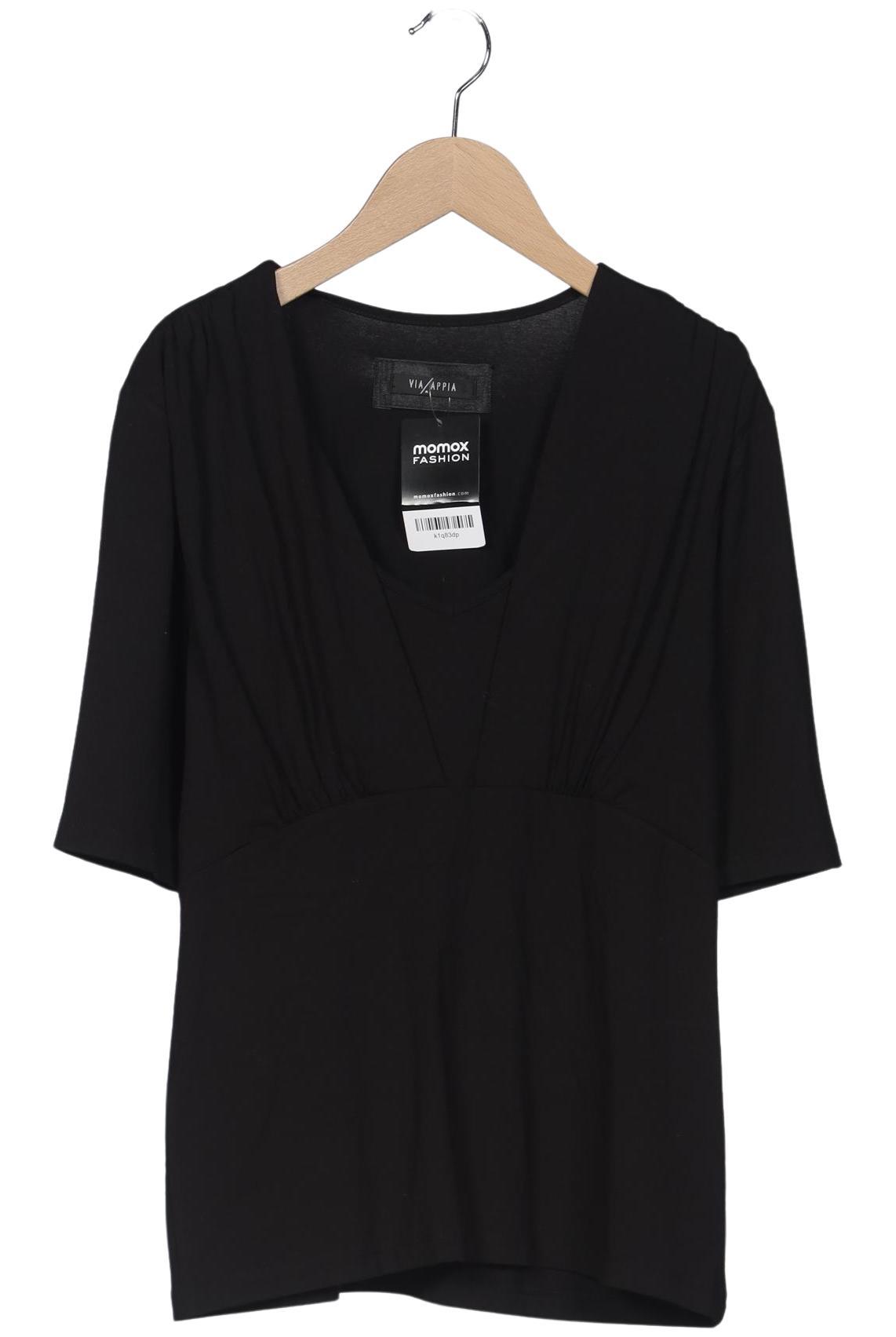 

VIA Appia DUE Damen T-Shirt, schwarz, Gr. 40