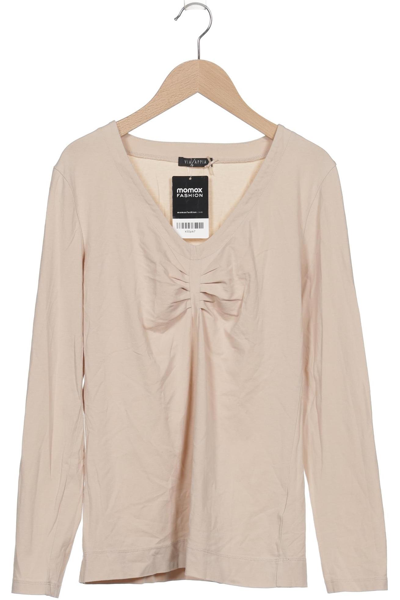 

VIA Appia DUE Damen Langarmshirt, beige, Gr. 36
