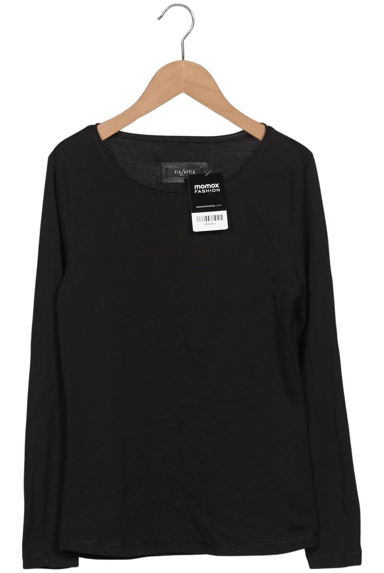 

VIA Appia DUE Damen Langarmshirt, schwarz, Gr. 36