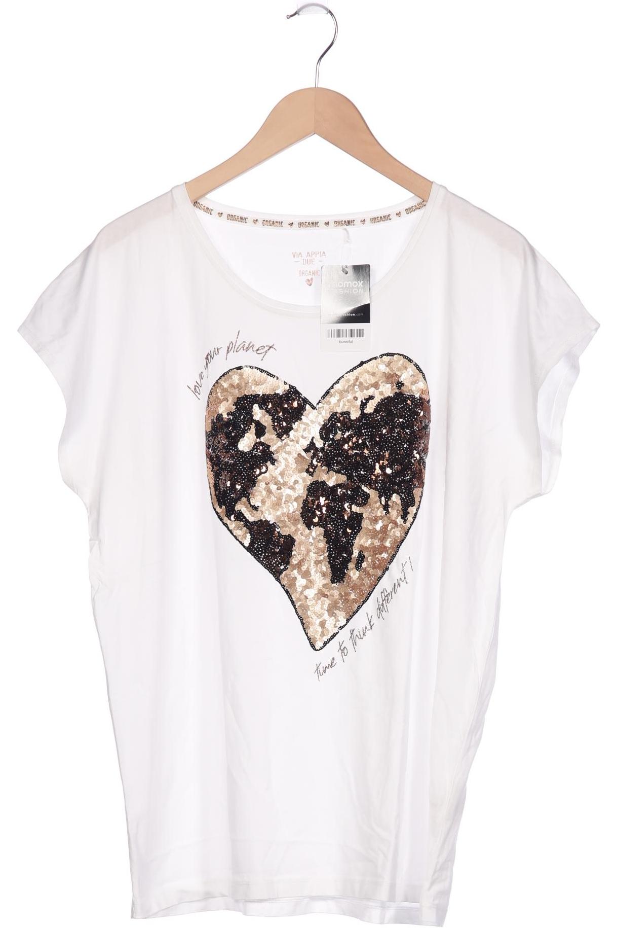 

VIA Appia DUE Damen T-Shirt, weiß, Gr. 46