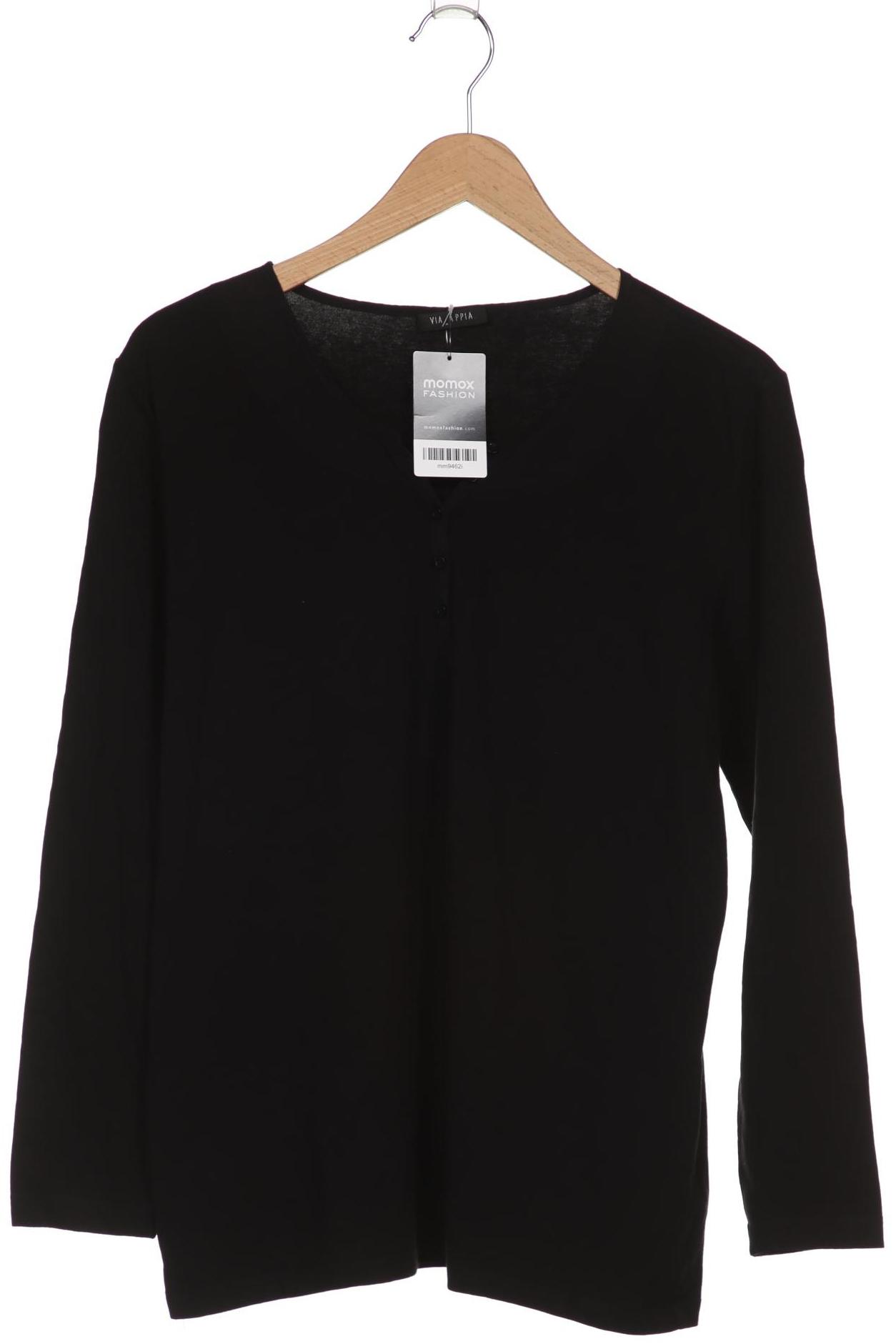 

VIA Appia DUE Damen Langarmshirt, schwarz, Gr. 46