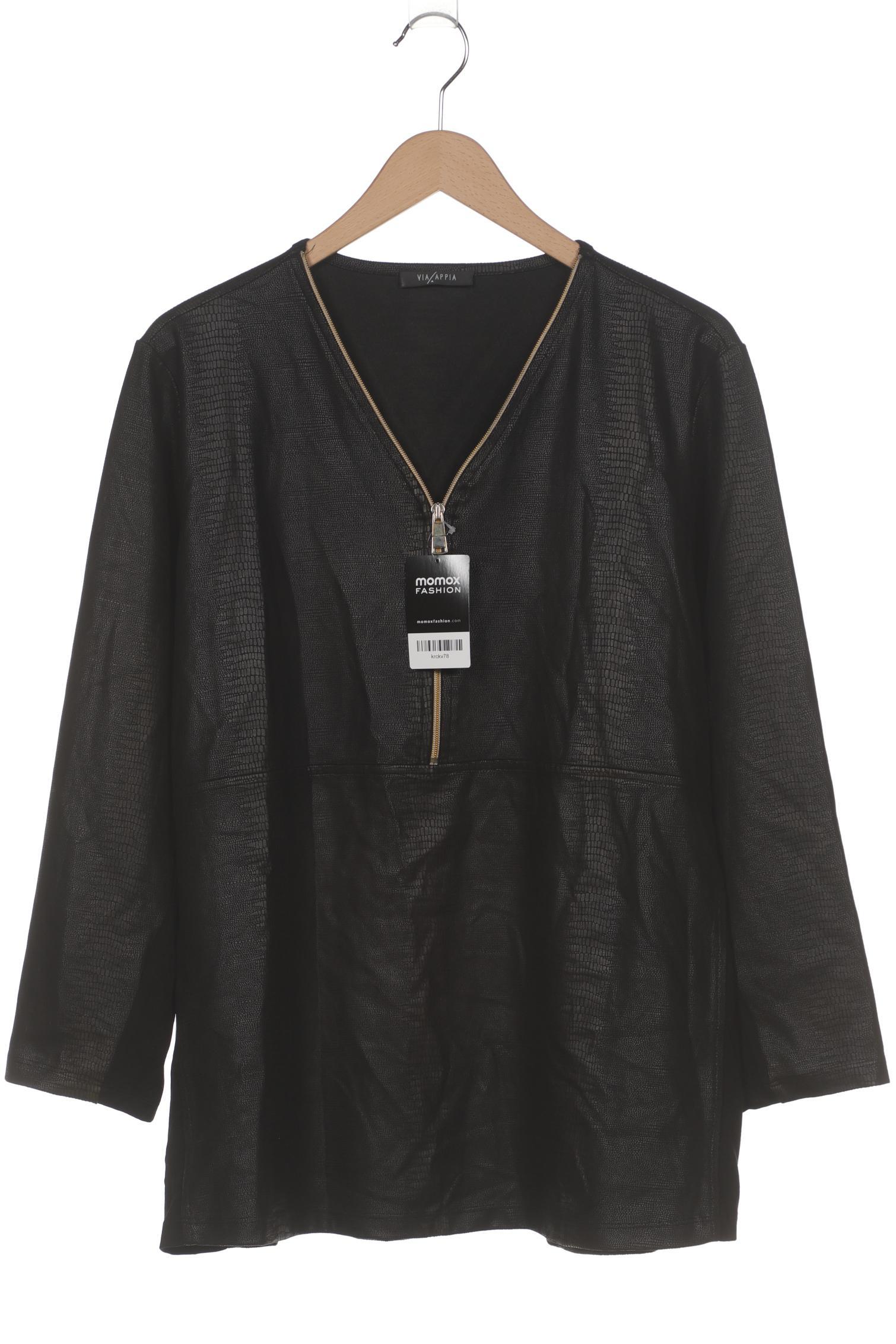 

VIA Appia DUE Damen Langarmshirt, schwarz, Gr. 48