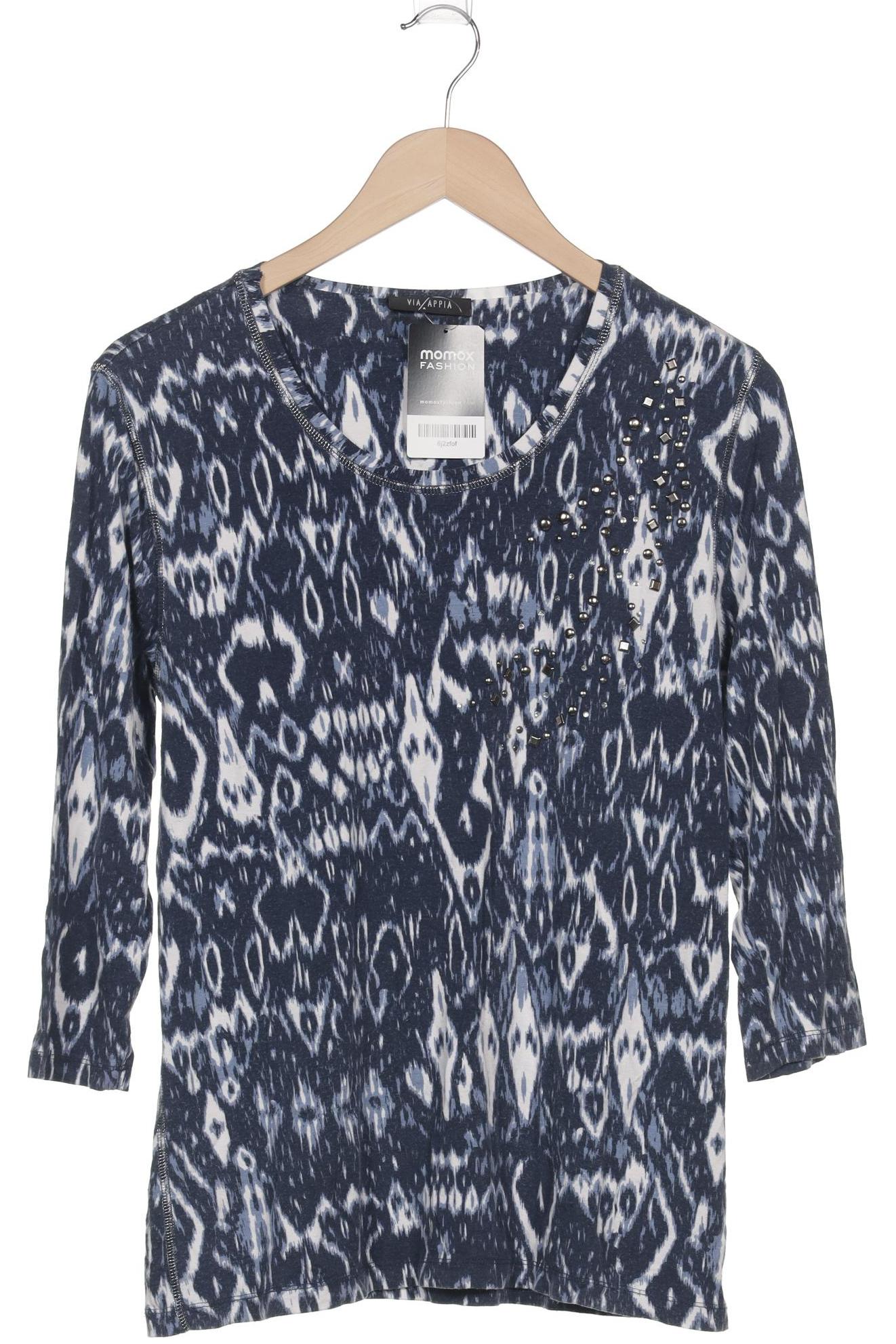 

VIA Appia DUE Damen Langarmshirt, marineblau, Gr. 42