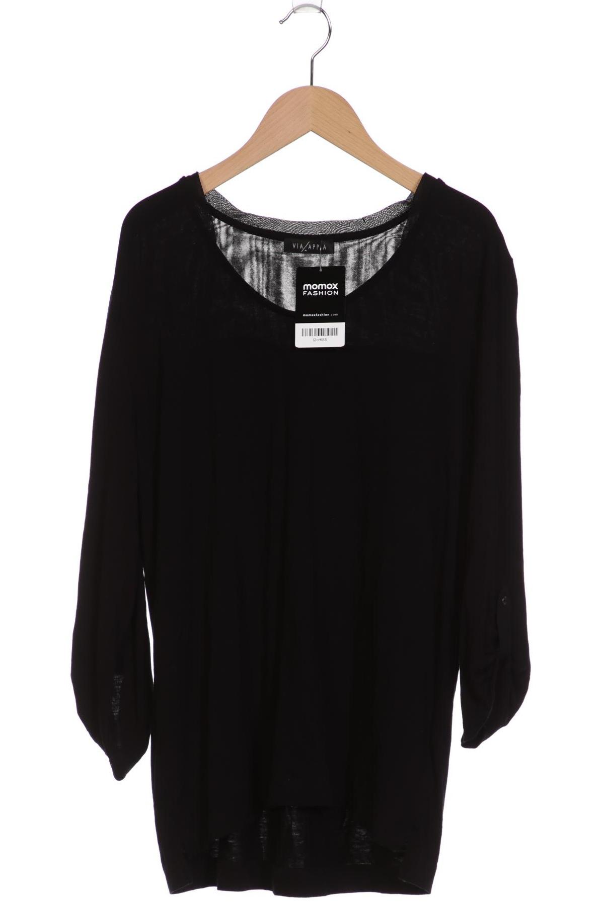 

VIA Appia DUE Damen Langarmshirt, schwarz, Gr. 38