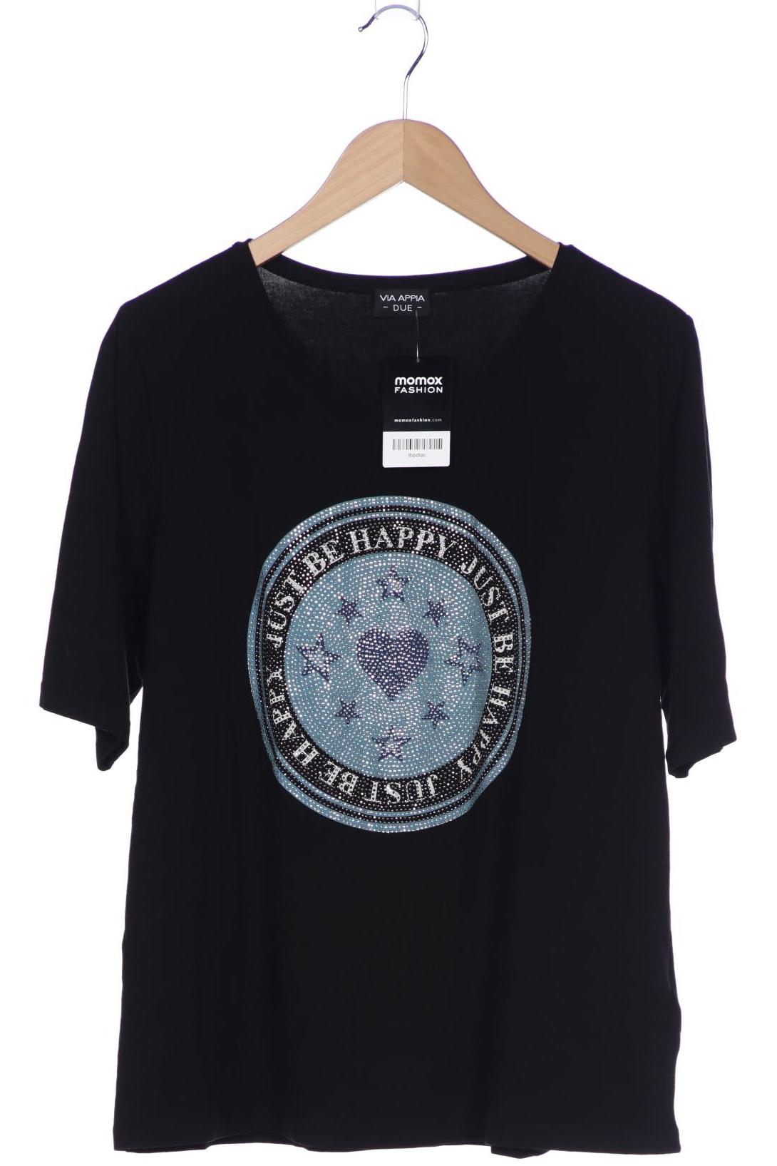 

VIA Appia DUE Damen T-Shirt, schwarz, Gr. 44