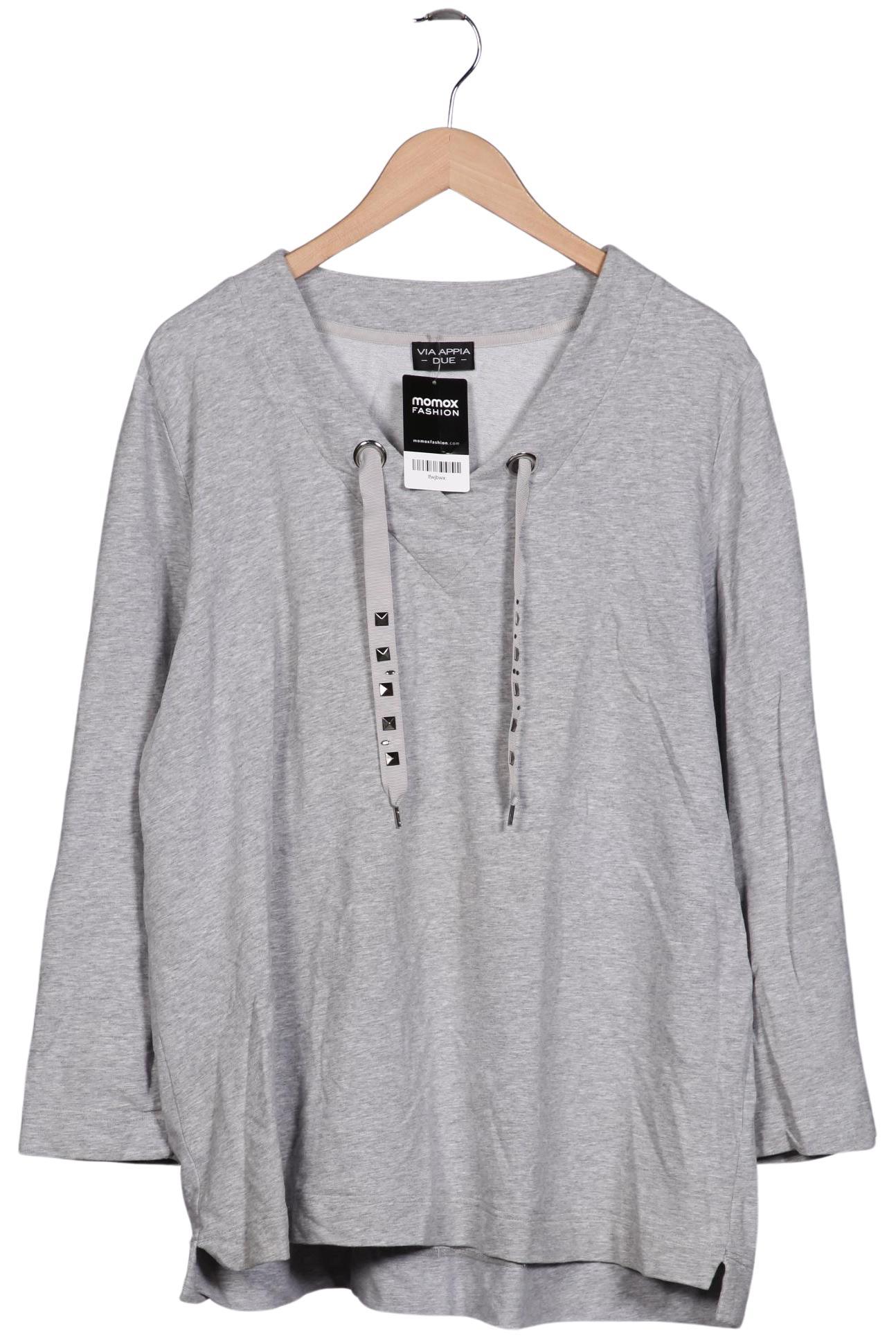 

VIA Appia DUE Damen Langarmshirt, grau, Gr. 48