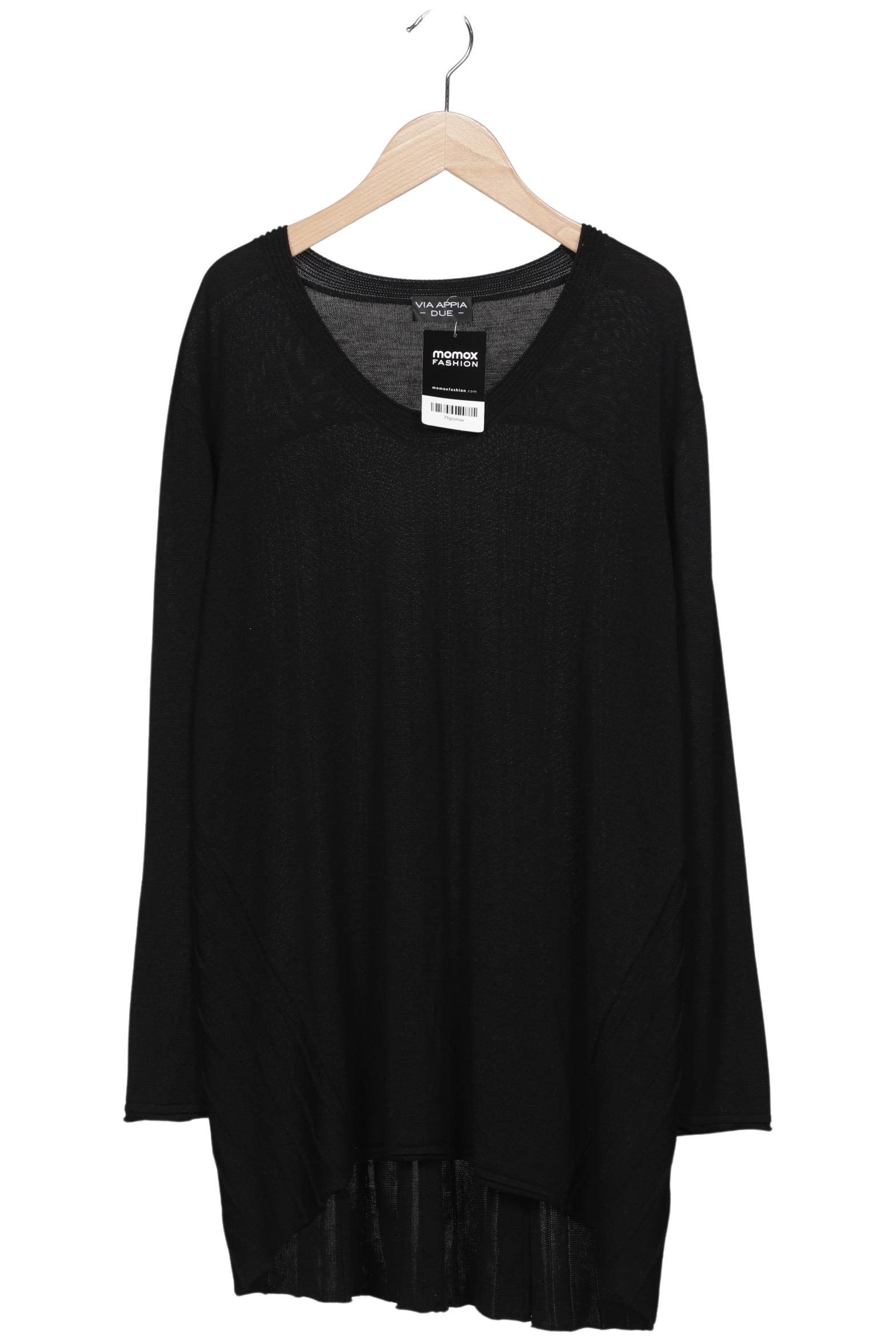 

VIA Appia DUE Damen Pullover, schwarz, Gr. 50