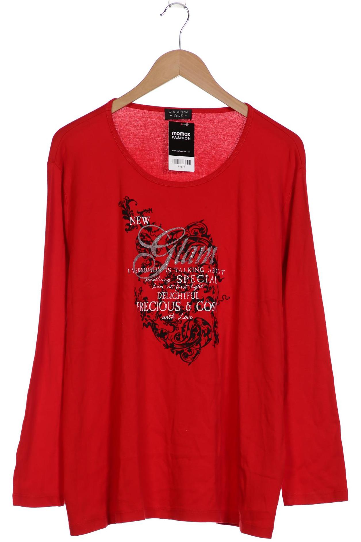 

VIA Appia DUE Damen Langarmshirt, rot, Gr. 52