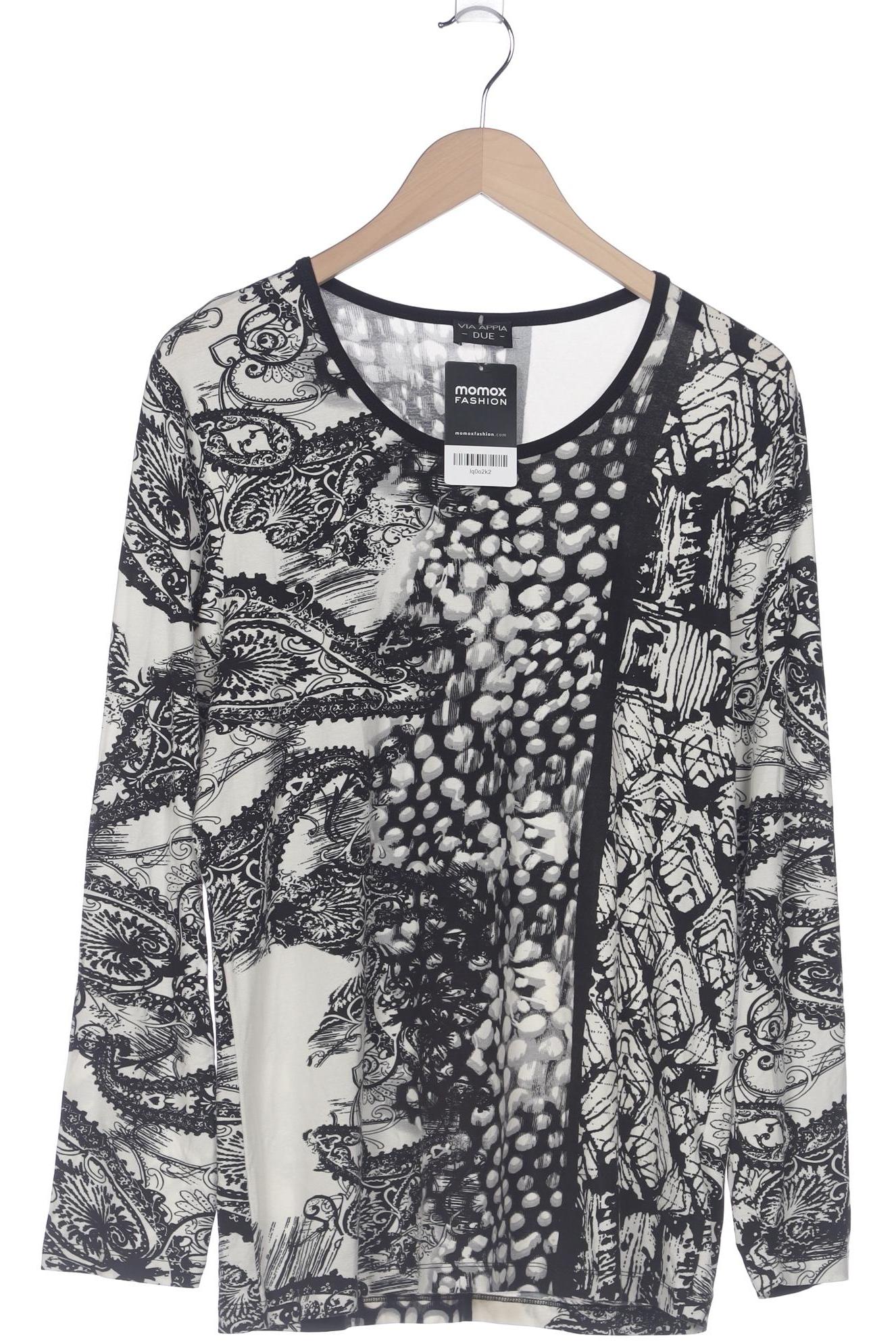 

VIA Appia DUE Damen Langarmshirt, schwarz, Gr. 42