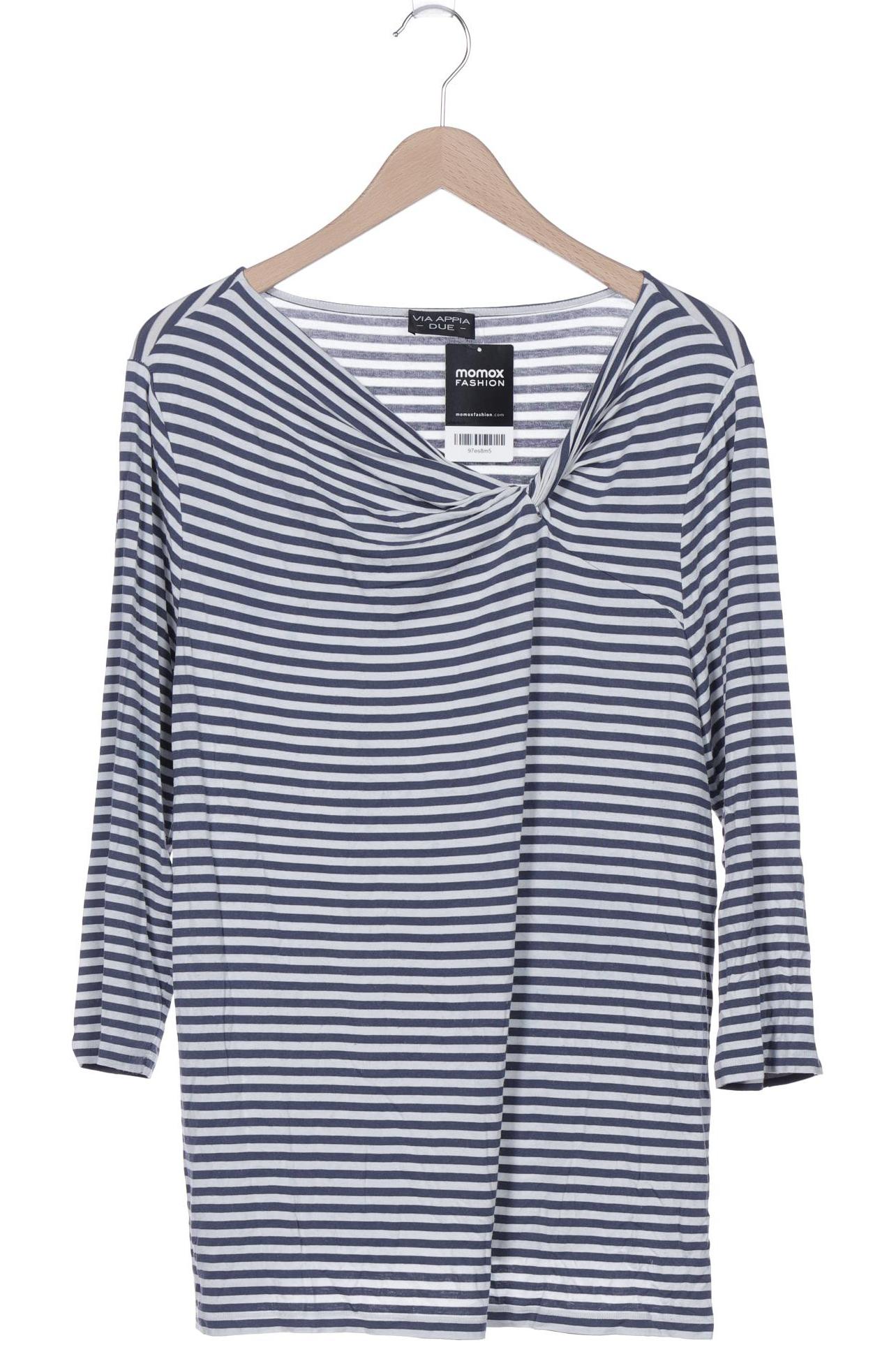 

VIA Appia DUE Damen Langarmshirt, blau, Gr. 48
