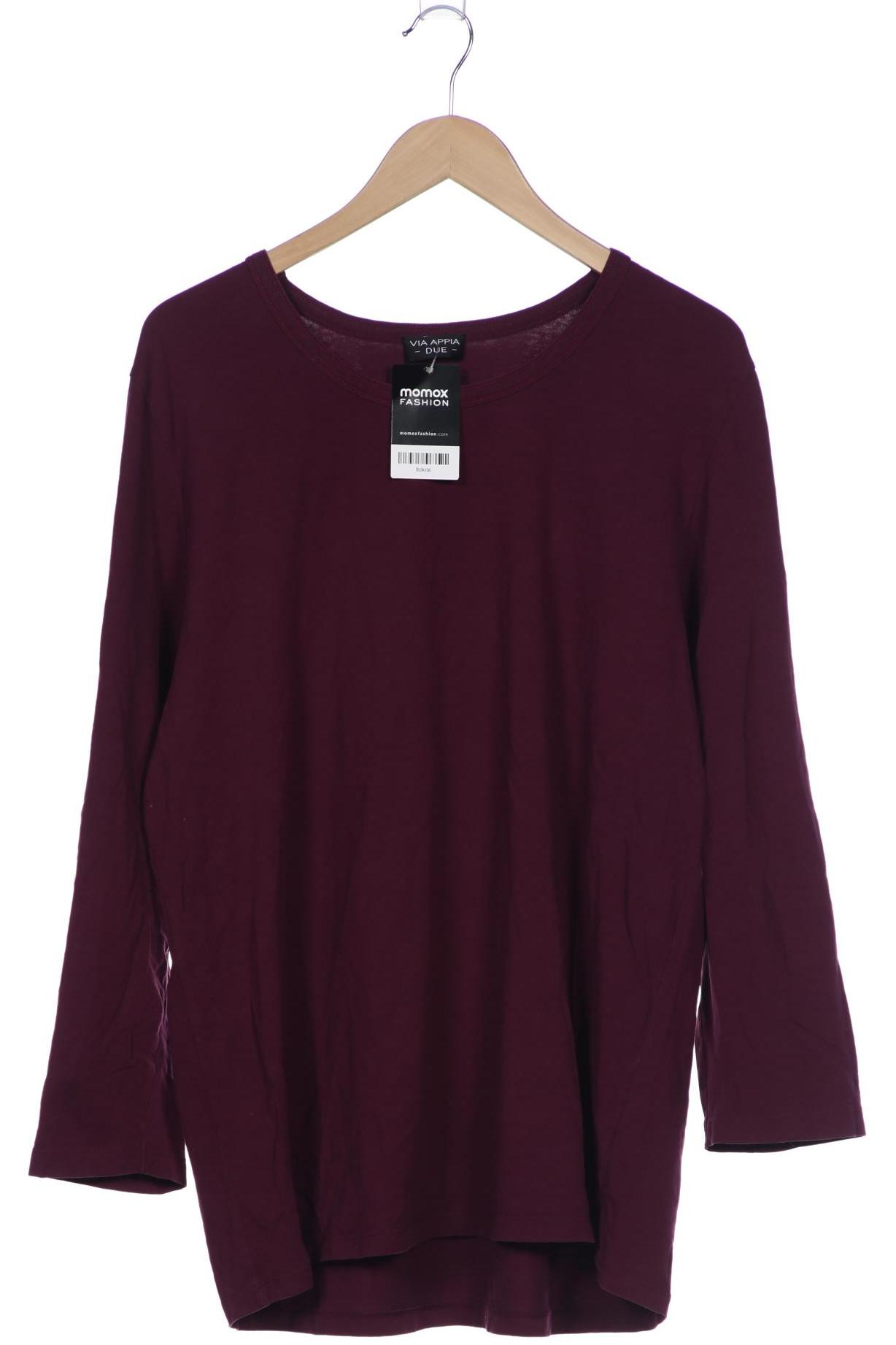 

VIA Appia DUE Damen Langarmshirt, bordeaux, Gr. 52