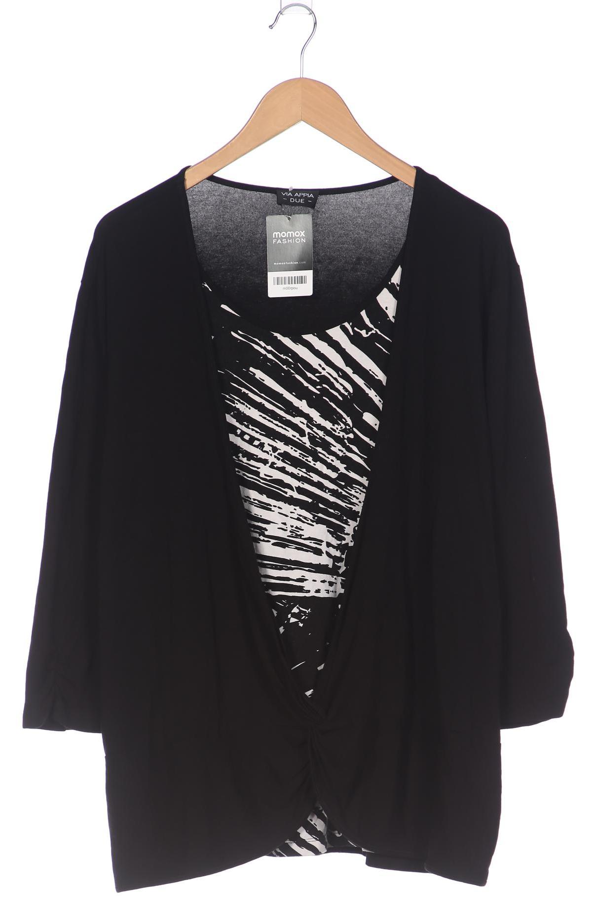 

VIA Appia DUE Damen Langarmshirt, schwarz, Gr. 50