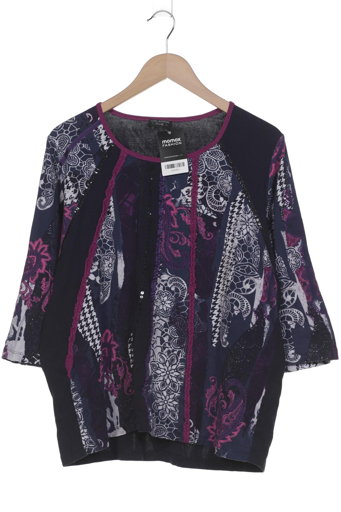 

VIA Appia DUE Damen Langarmshirt, marineblau, Gr. 48