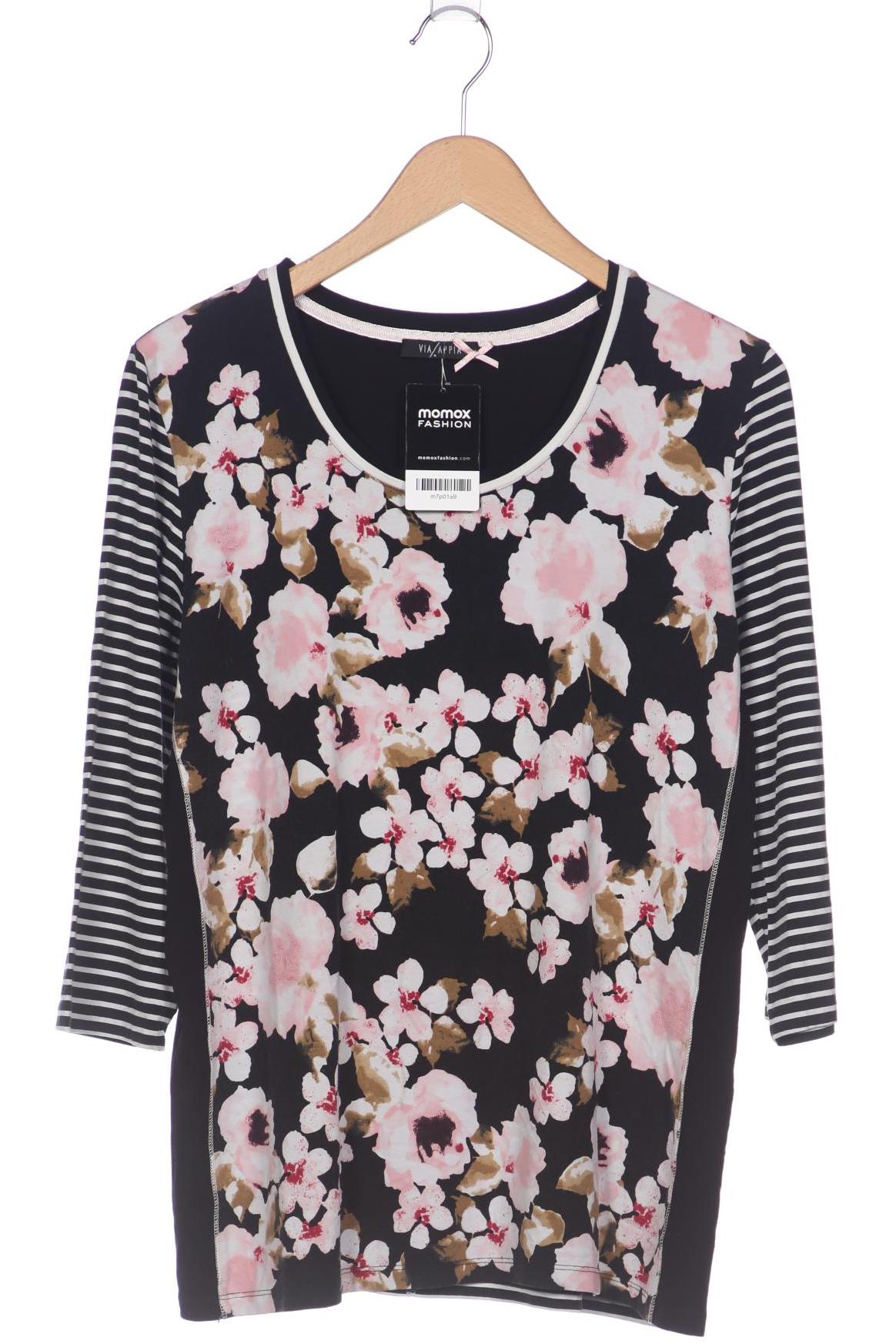 

VIA Appia DUE Damen Langarmshirt, schwarz, Gr. 46