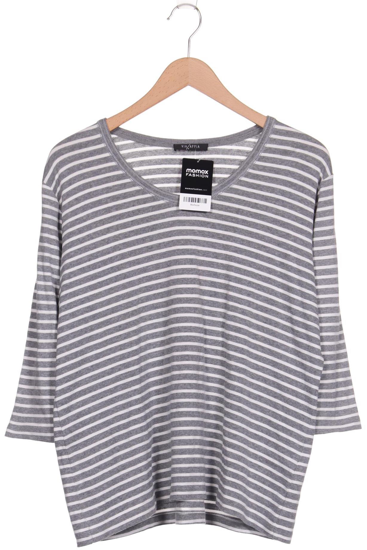 

VIA Appia DUE Damen Langarmshirt, grau, Gr. 46