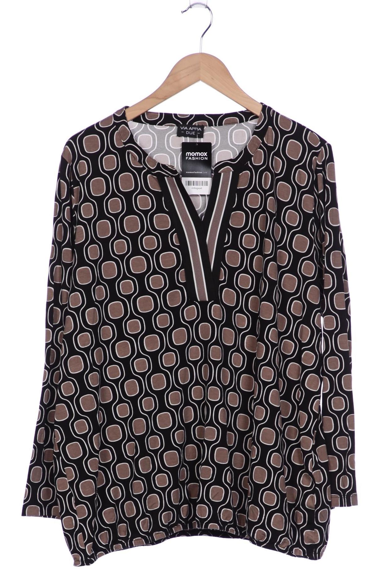 

VIA Appia DUE Damen Langarmshirt, schwarz, Gr. 46