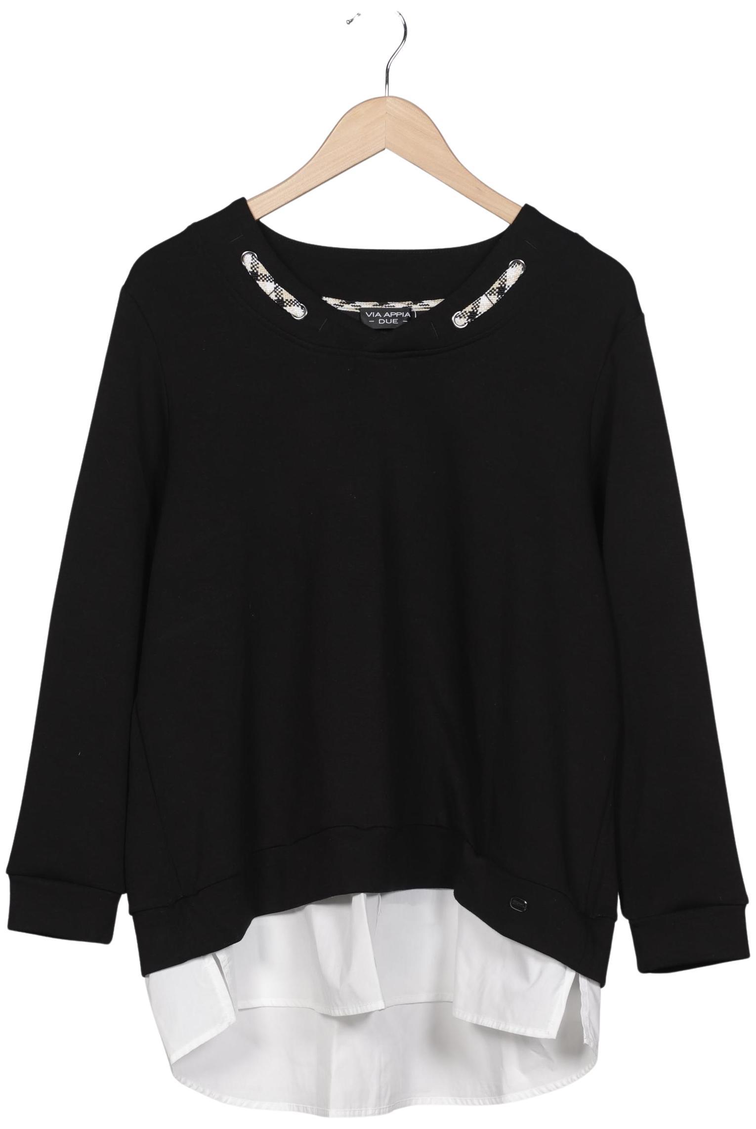 

VIA Appia DUE Damen Sweatshirt, schwarz, Gr. 44